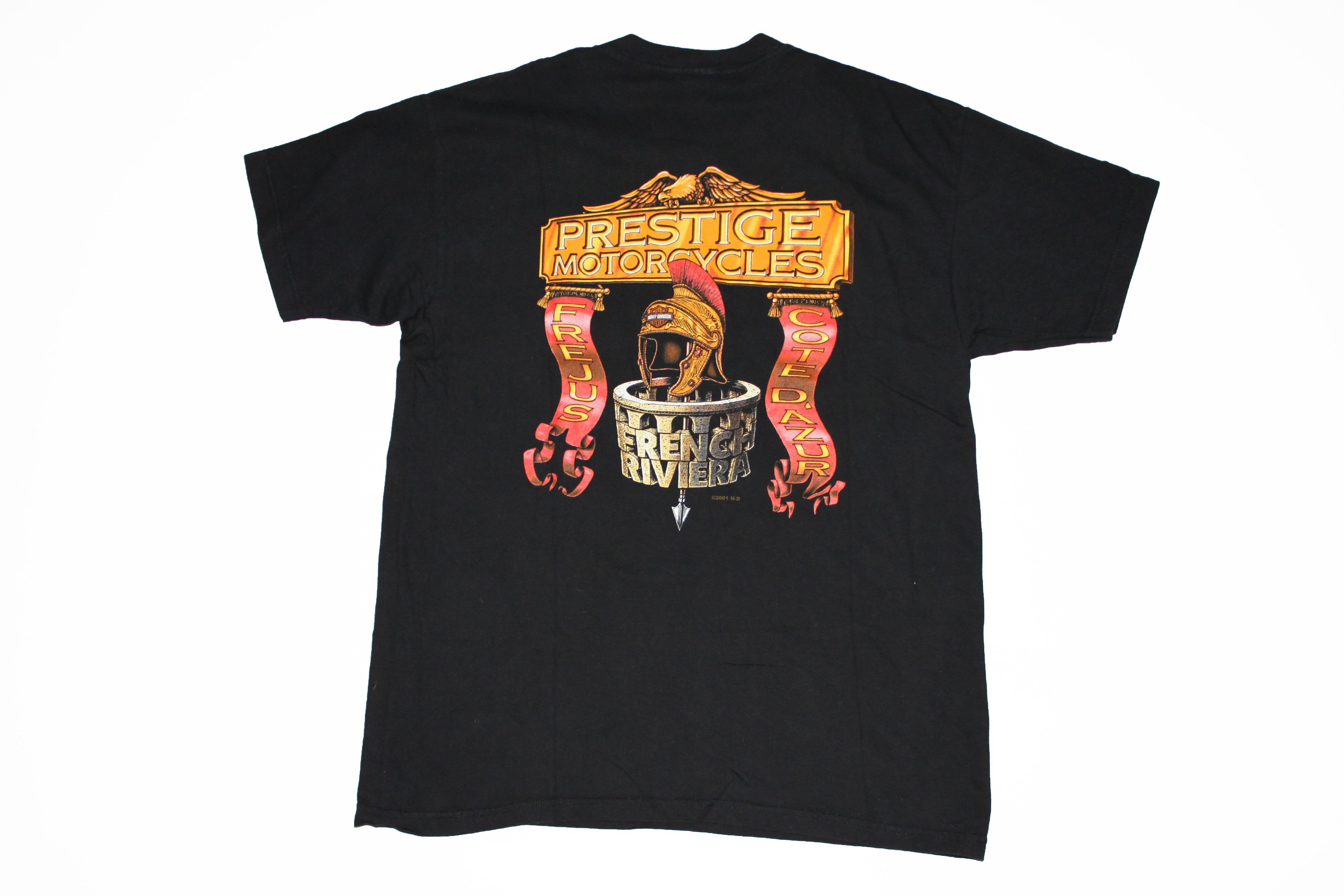 Harley Davidson × Vintage Vintage Harley Davidson t T-shirt 2001 XL Size US XL / EU 56 / 4 - 1 Thumbnail