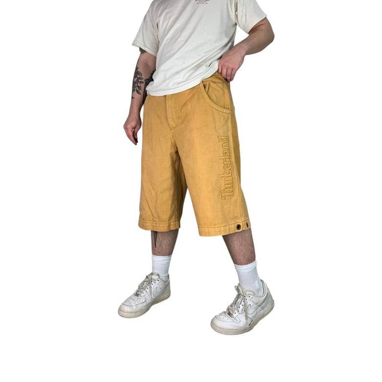 Y2k timberland jean shorts