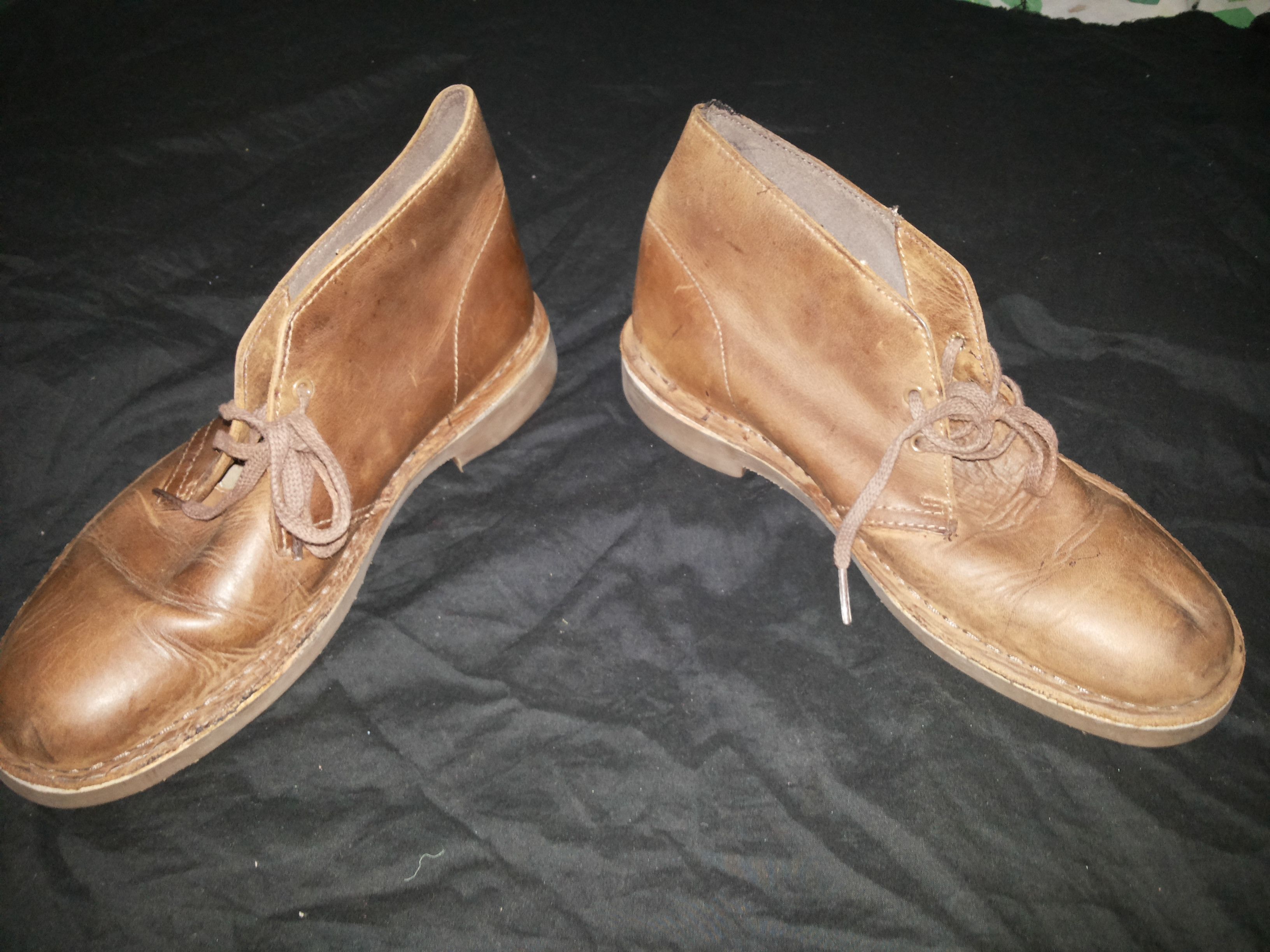 Clarks × Leather × Vintage Clarks leather boots Size US 7.5 / EU 40-41 - 4 Thumbnail