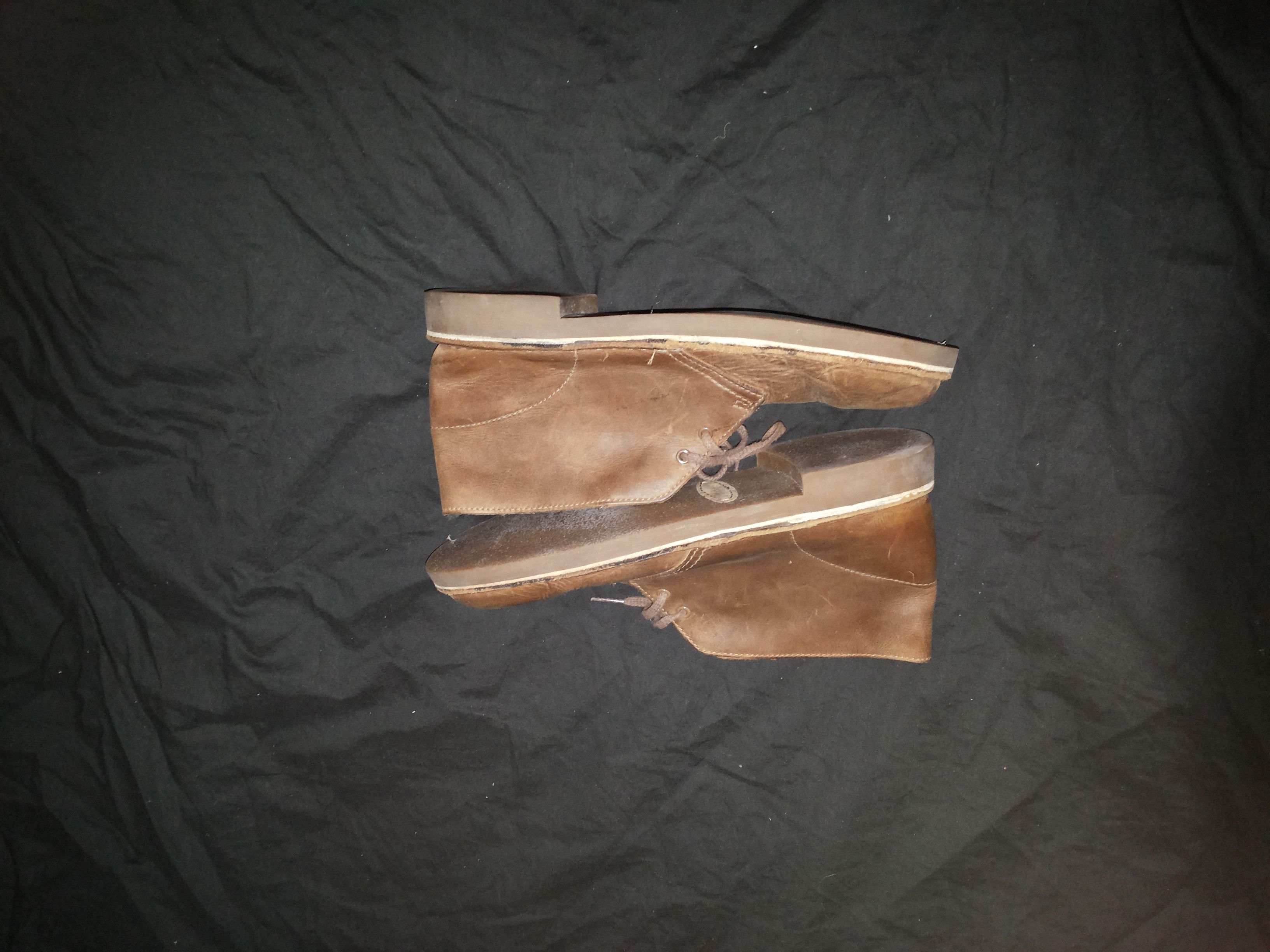 Clarks × Leather × Vintage Clarks leather boots Size US 7.5 / EU 40-41 - 1 Thumbnail