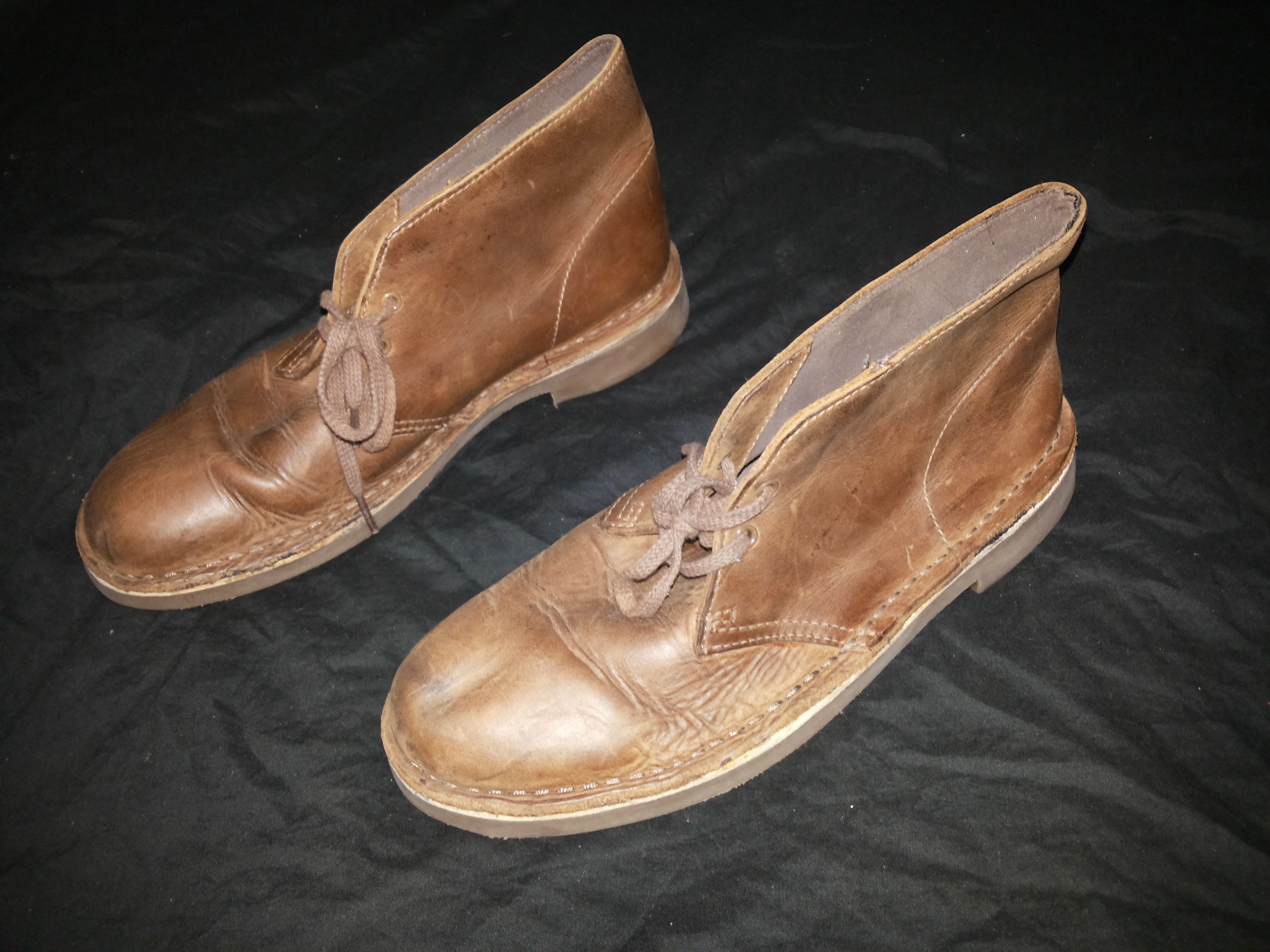 Clarks × Leather × Vintage Clarks leather boots Size US 7.5 / EU 40-41 - 2 Thumbnail