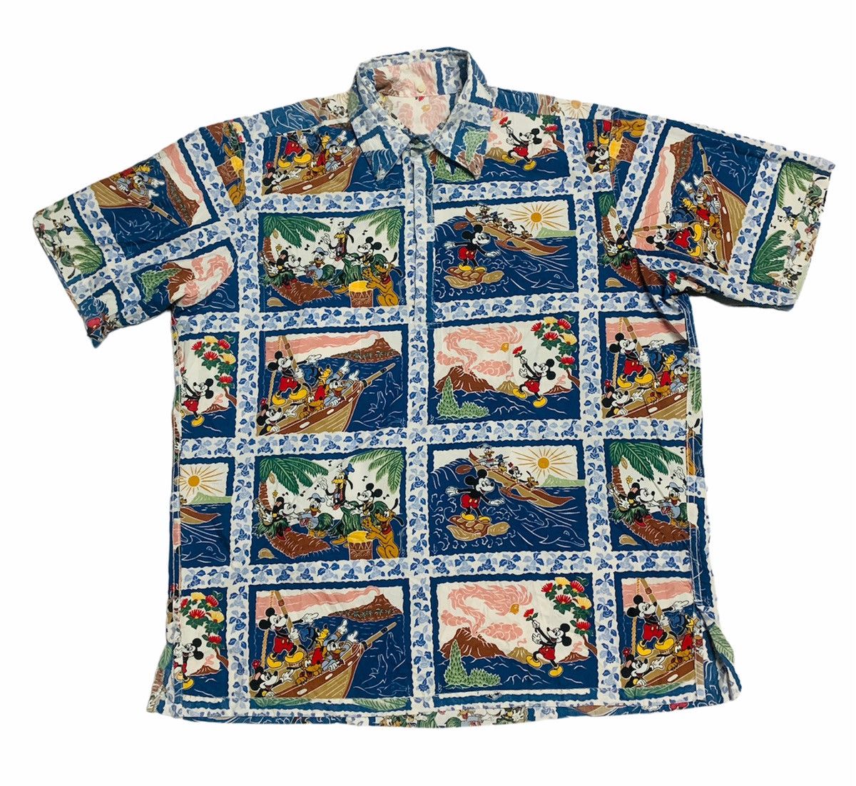Disney × Reyn Spooner Reyn Spooner disney Mickey comics Hawaiian shirt Size US M / EU 48-50 / 2 - 1 Thumbnail