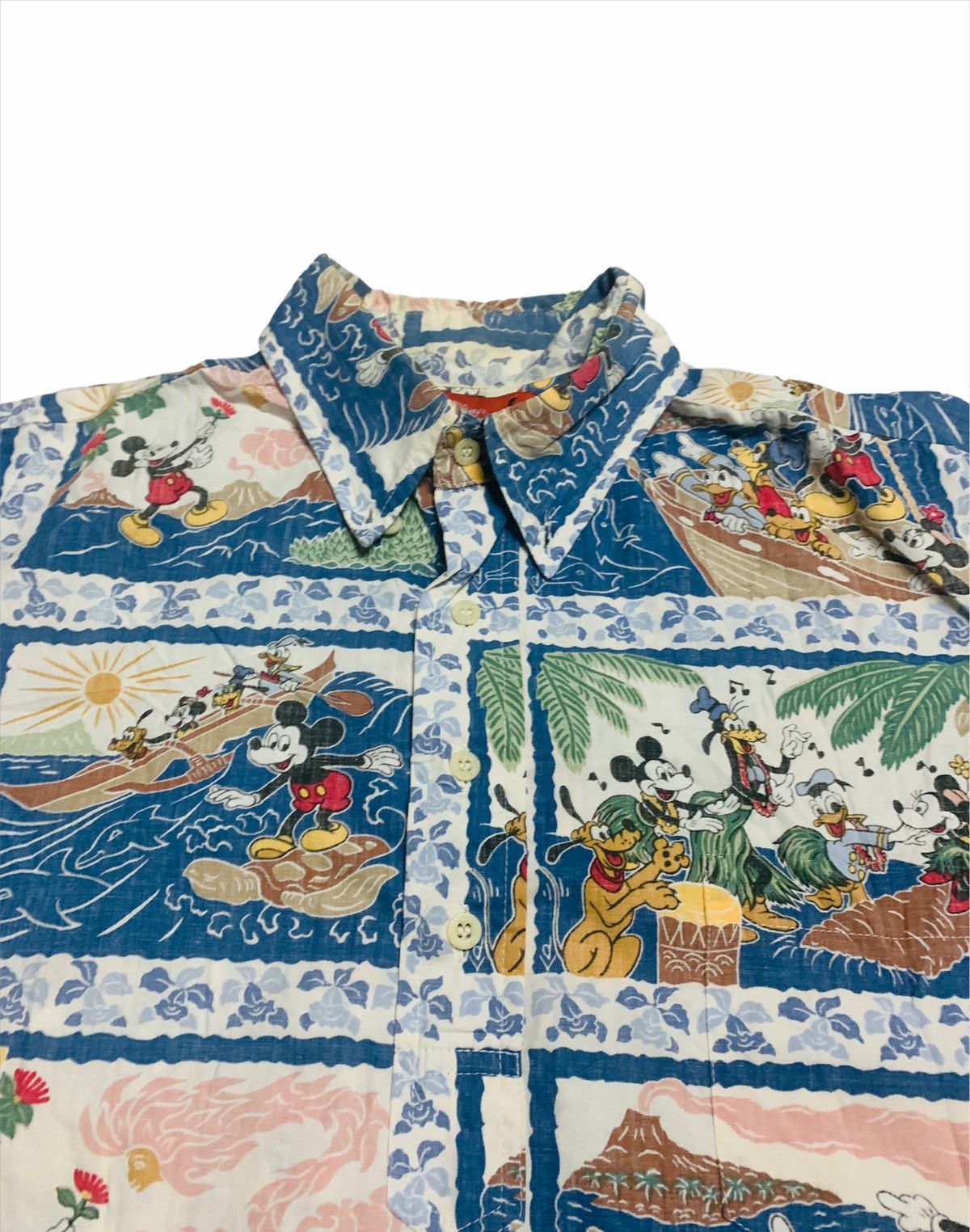 Disney × Reyn Spooner Reyn Spooner disney Mickey comics Hawaiian shirt Size US M / EU 48-50 / 2 - 7 Thumbnail