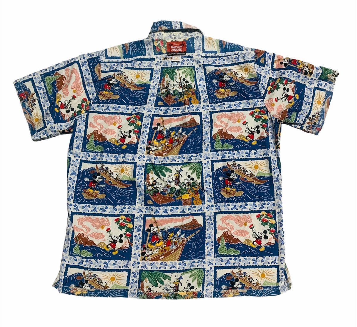 Disney × Reyn Spooner Reyn Spooner disney Mickey comics Hawaiian shirt Size US M / EU 48-50 / 2 - 2 Thumbnail