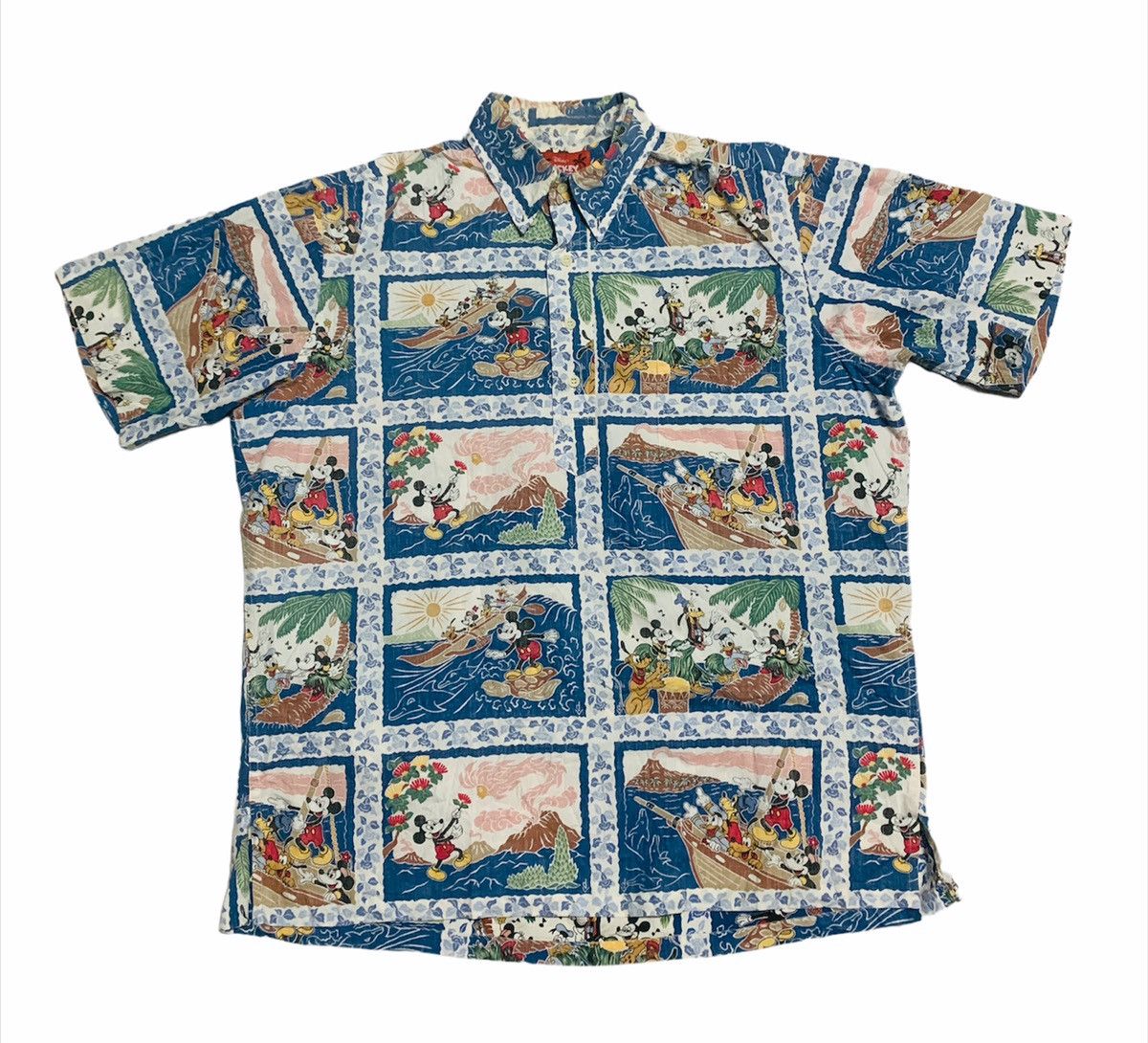 Disney × Reyn Spooner Reyn Spooner disney Mickey comics Hawaiian shirt Size US M / EU 48-50 / 2 - 3 Thumbnail