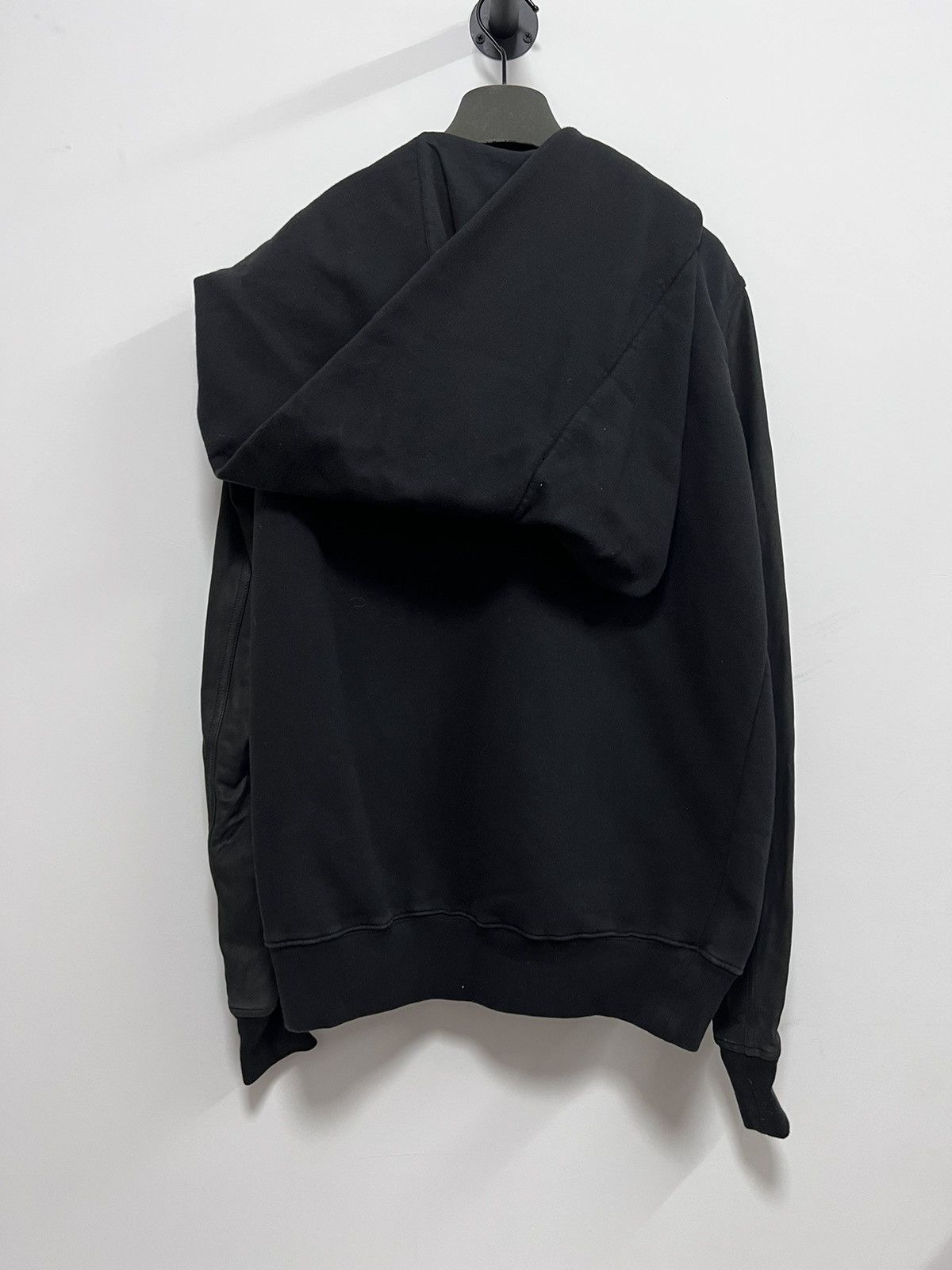 Rick Owens Drkshdw Rick owens drkshdw leather sleeves mountain hoodie sz s Size US S / EU 44-46 / 1 - 5 Thumbnail