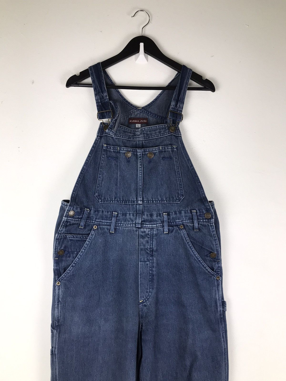 Japanese Brand Vintage 90s Japanese Kurashi More Overalls Designer Size US 34 / EU 50 - 2 Thumbnail