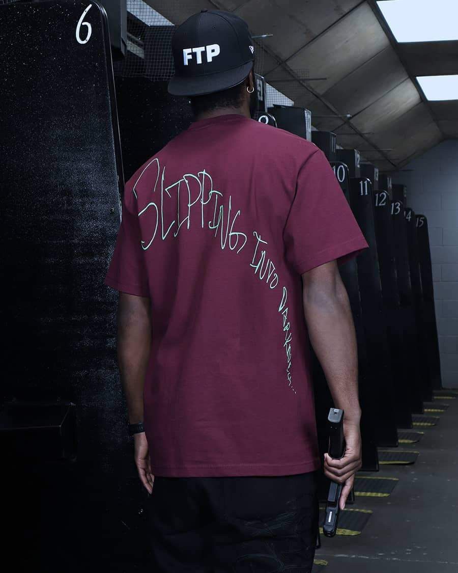 Fuck The Population FTP SLiPPiNG iNTO DARKNESS TEE WHiTE Size US L / EU 52-54 / 3 - 4 Thumbnail