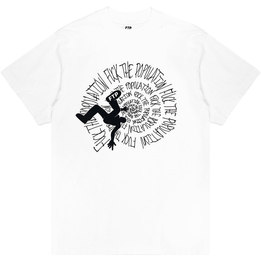 Fuck The Population FTP SLiPPiNG iNTO DARKNESS TEE WHiTE Size US L / EU 52-54 / 3 - 1 Thumbnail