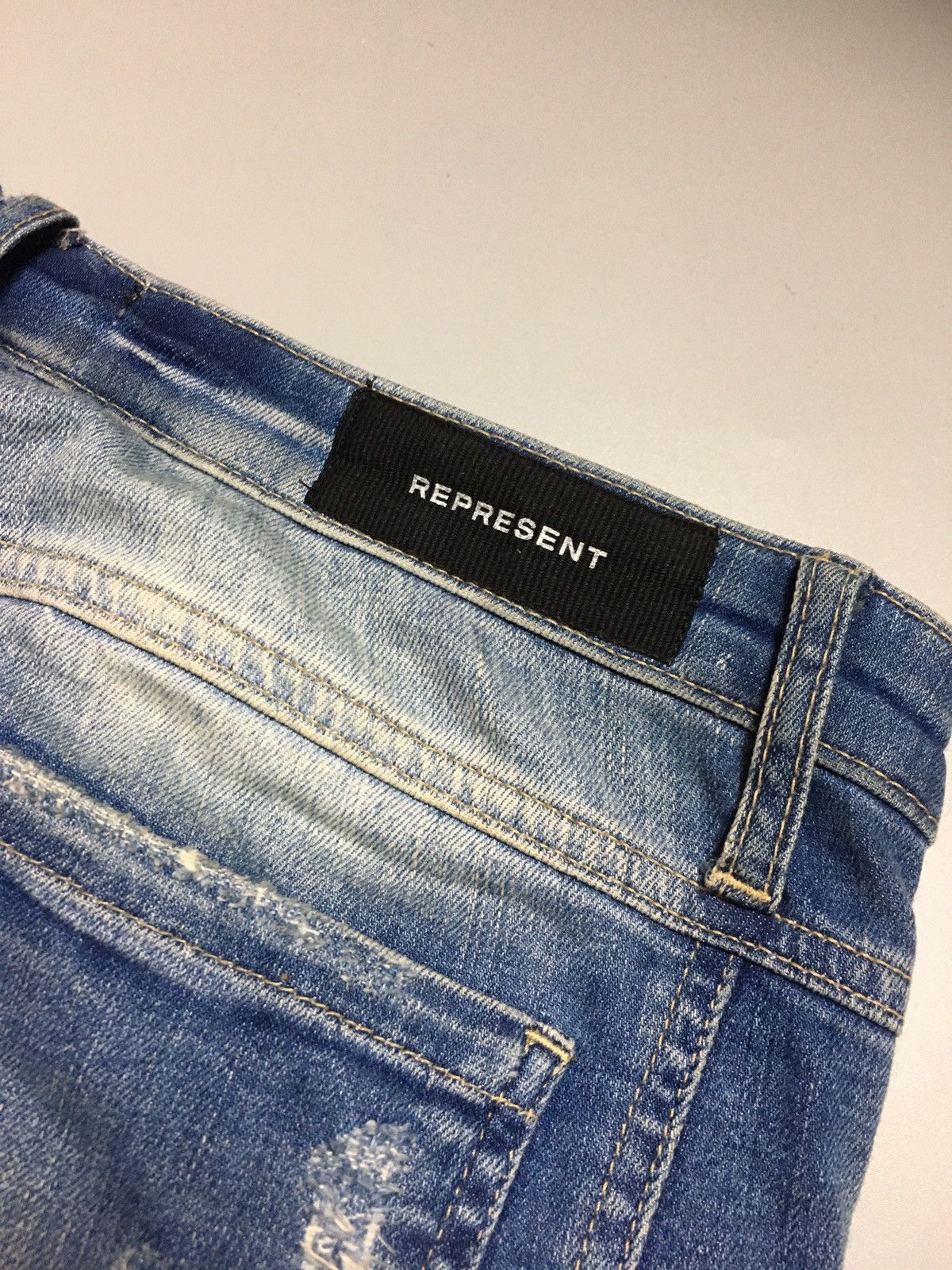 Represent Clo. Represent clo. Biker distressed ripped jeans Size US 32 / EU 48 - 9 Thumbnail