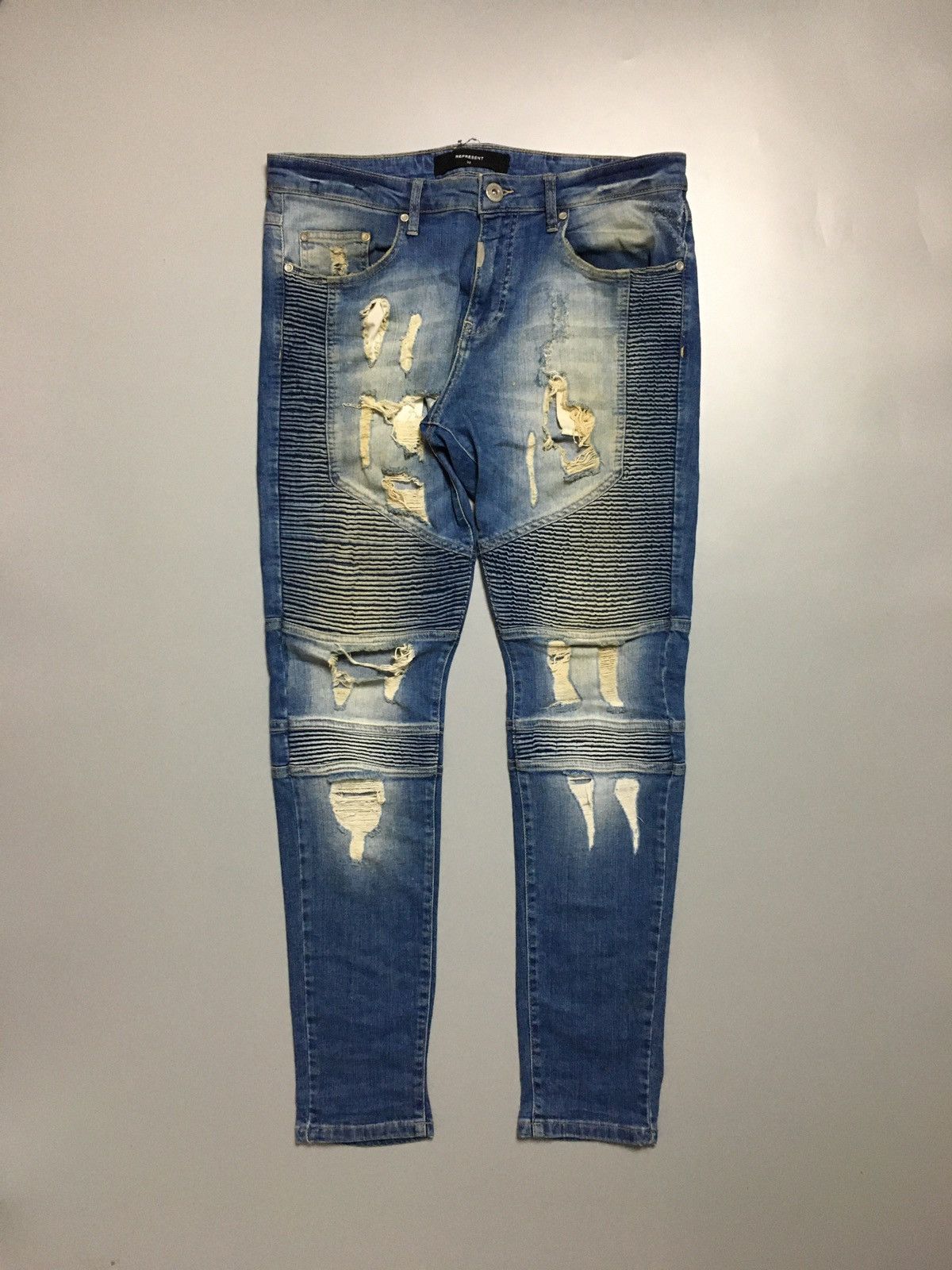 Represent Clo. Represent clo. Biker distressed ripped jeans Size US 32 / EU 48 - 1 Thumbnail