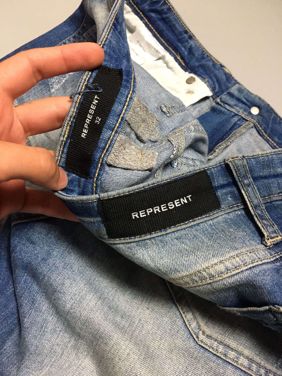Represent Clo. Represent clo. Biker distressed ripped jeans Size US 32 / EU 48 - 10 Thumbnail