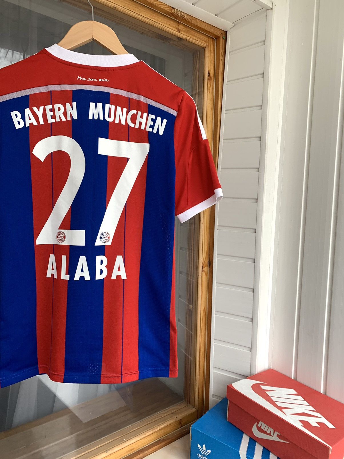 Adidas Adidas Bayern Munchen 2014 Home Jersey ALABA 27 Size US XS / EU 42 / 0 - 6 Thumbnail