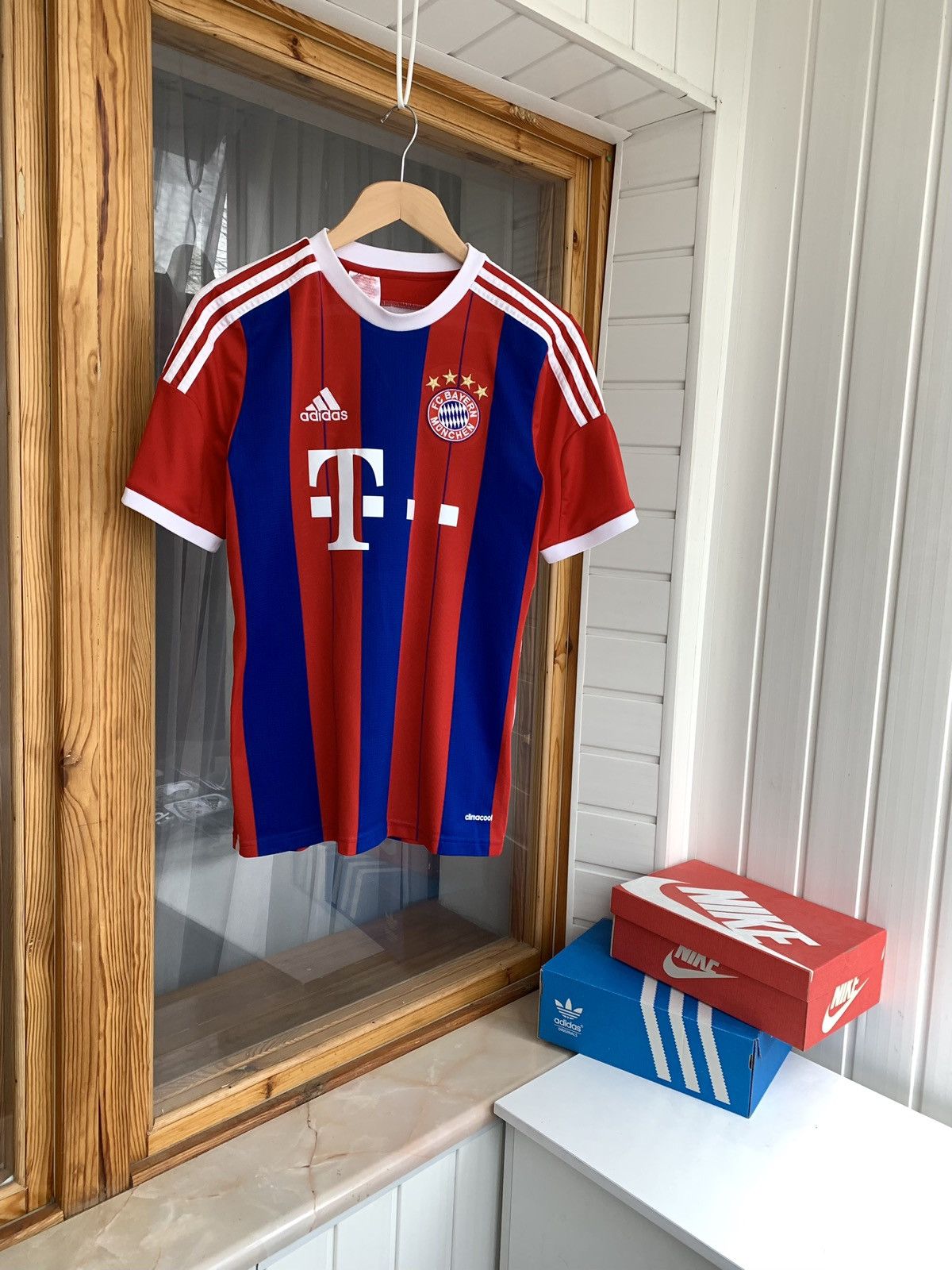 Adidas Adidas Bayern Munchen 2014 Home Jersey ALABA 27 Size US XS / EU 42 / 0 - 1 Thumbnail