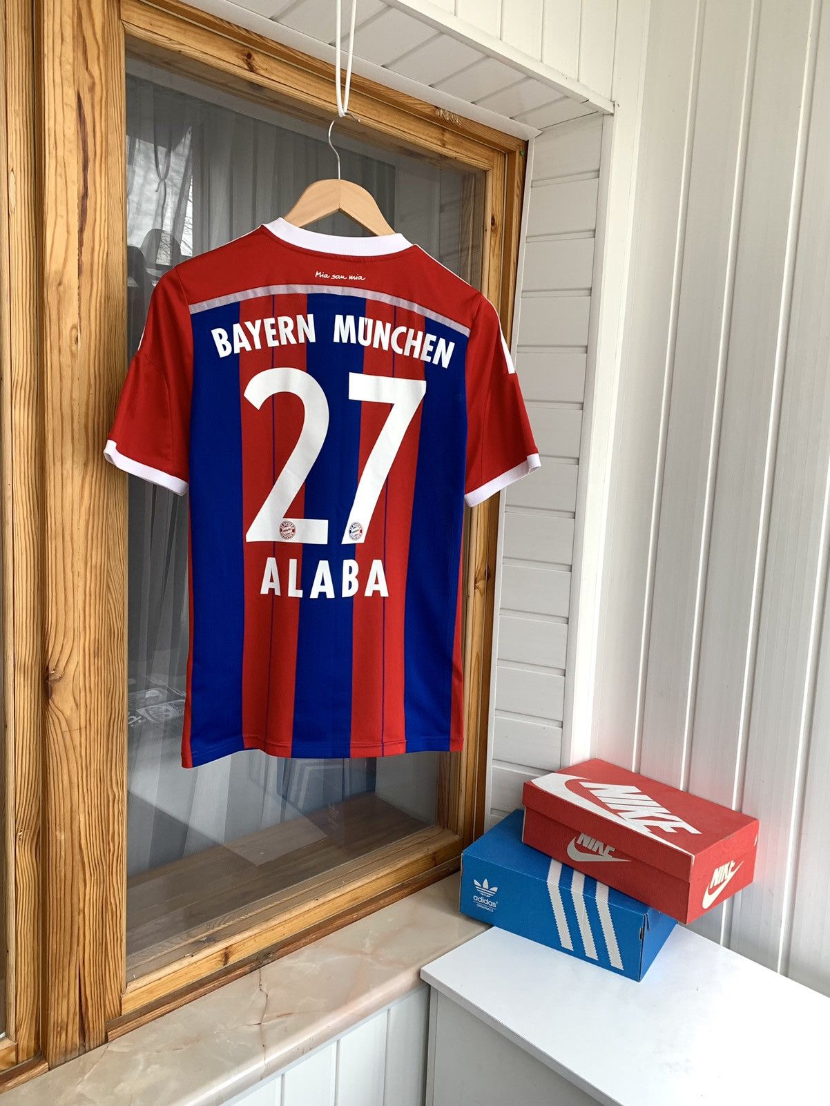 Adidas Adidas Bayern Munchen 2014 Home Jersey ALABA 27 Size US XS / EU 42 / 0 - 5 Thumbnail