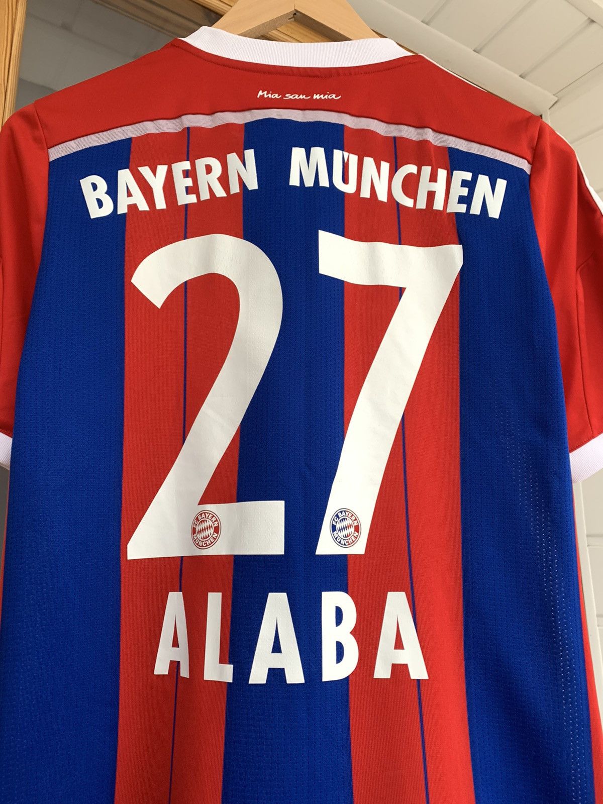 Adidas Adidas Bayern Munchen 2014 Home Jersey ALABA 27 Size US XS / EU 42 / 0 - 7 Thumbnail