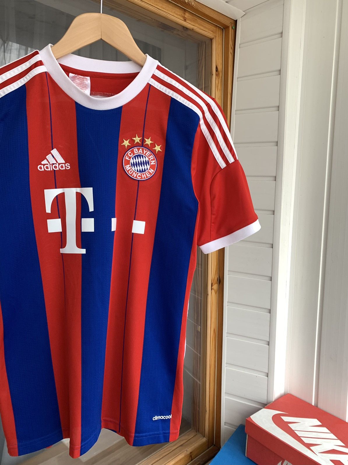 Adidas Adidas Bayern Munchen 2014 Home Jersey ALABA 27 Size US XS / EU 42 / 0 - 2 Thumbnail