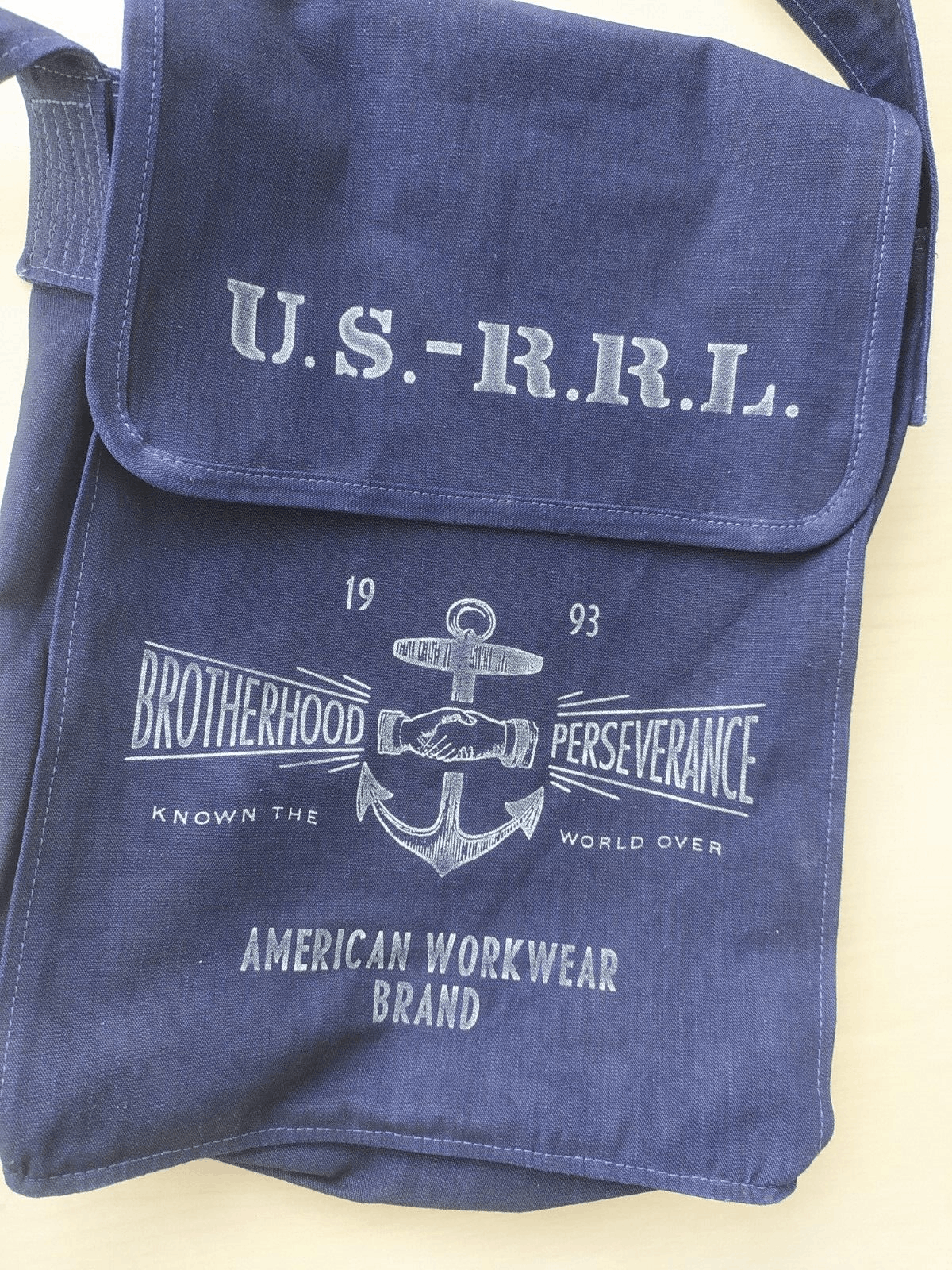 Double RL Men's Canvas Messenger Bag $249