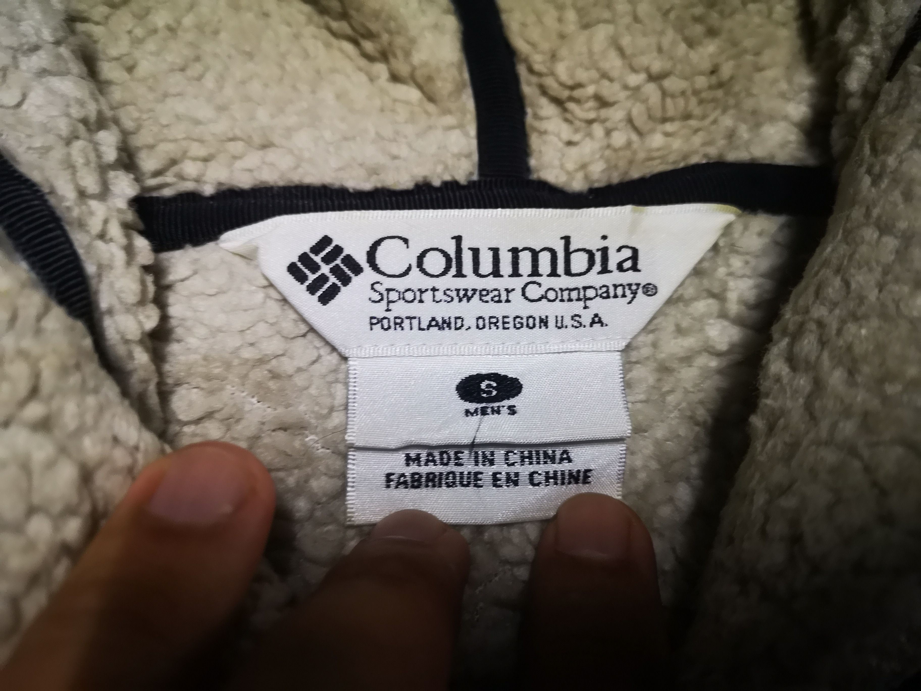 Columbia × Vintage Columbia Sherpa Fleece Zipper Hoodie Size US S / EU 44-46 / 1 - 9 Thumbnail