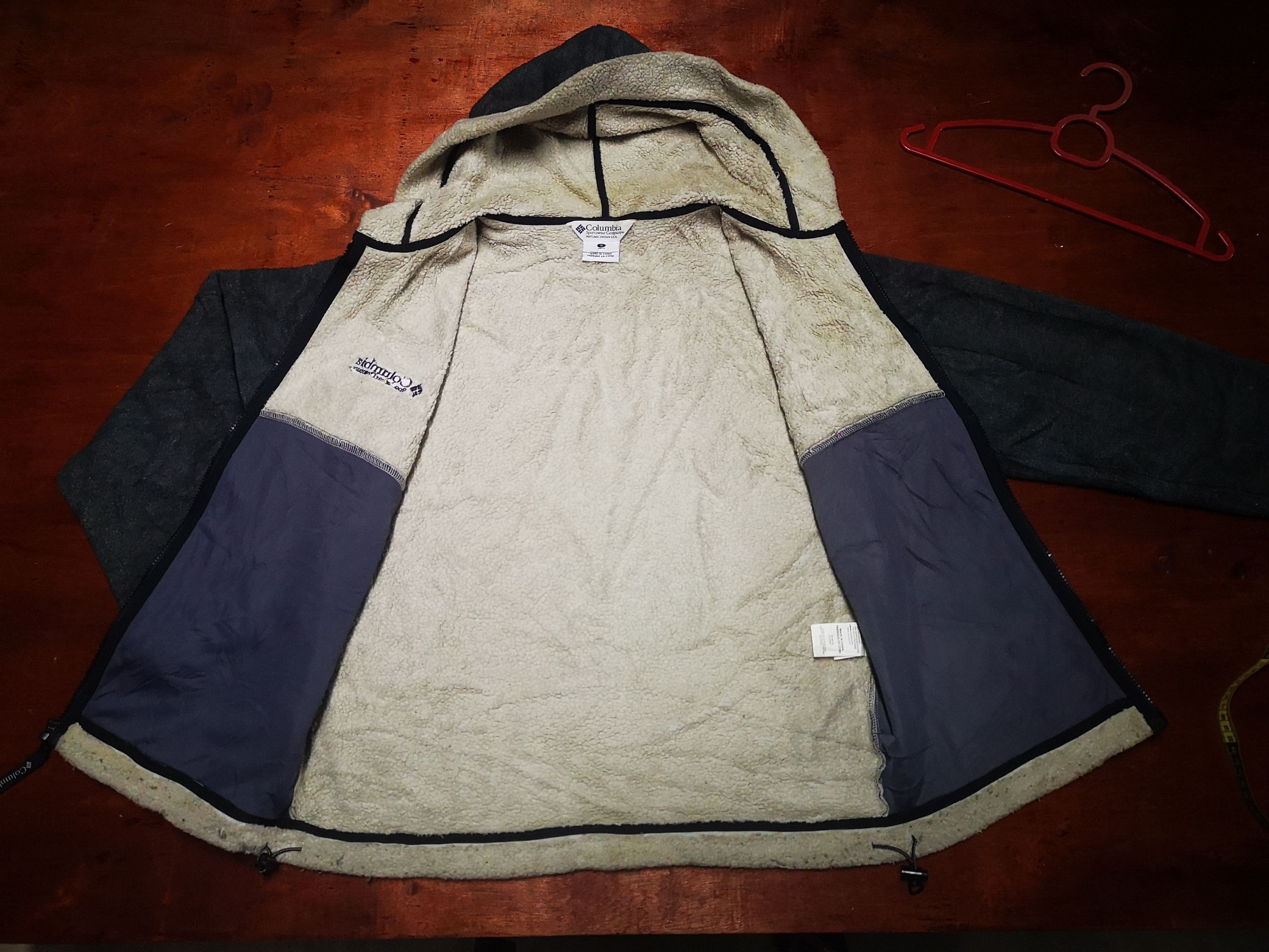 Columbia × Vintage Columbia Sherpa Fleece Zipper Hoodie Size US S / EU 44-46 / 1 - 5 Thumbnail