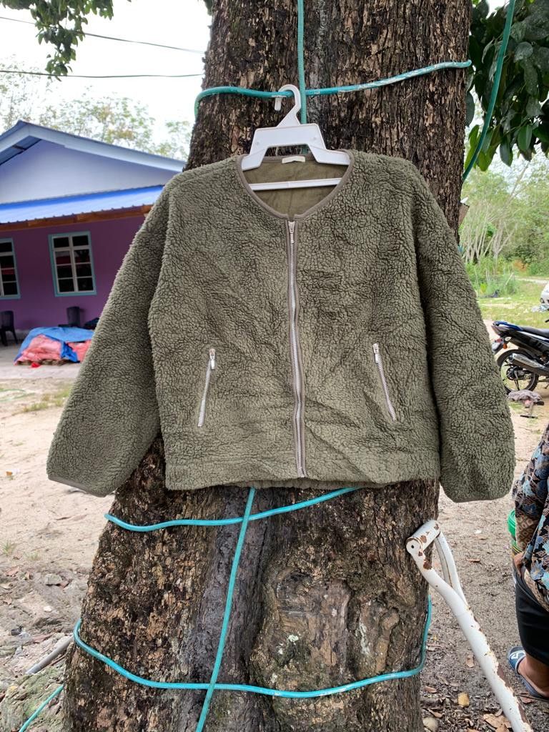 GU × Japanese Brand Gu Sherpa Zipper Jacket Size L / US 10 / IT 46 - 1 Thumbnail