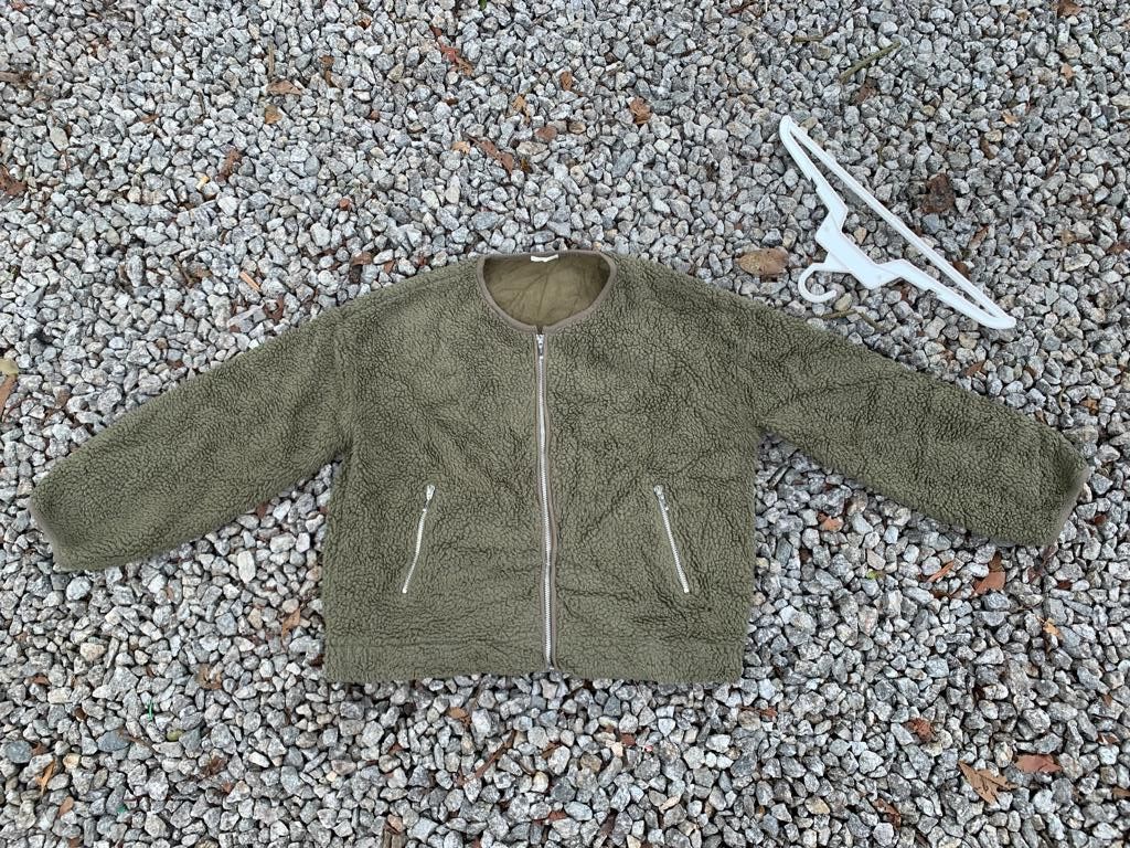 GU × Japanese Brand Gu Sherpa Zipper Jacket Size L / US 10 / IT 46 - 3 Thumbnail