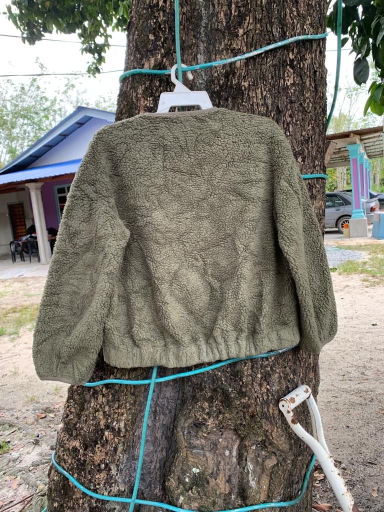 GU × Japanese Brand Gu Sherpa Zipper Jacket Size L / US 10 / IT 46 - 2 Thumbnail