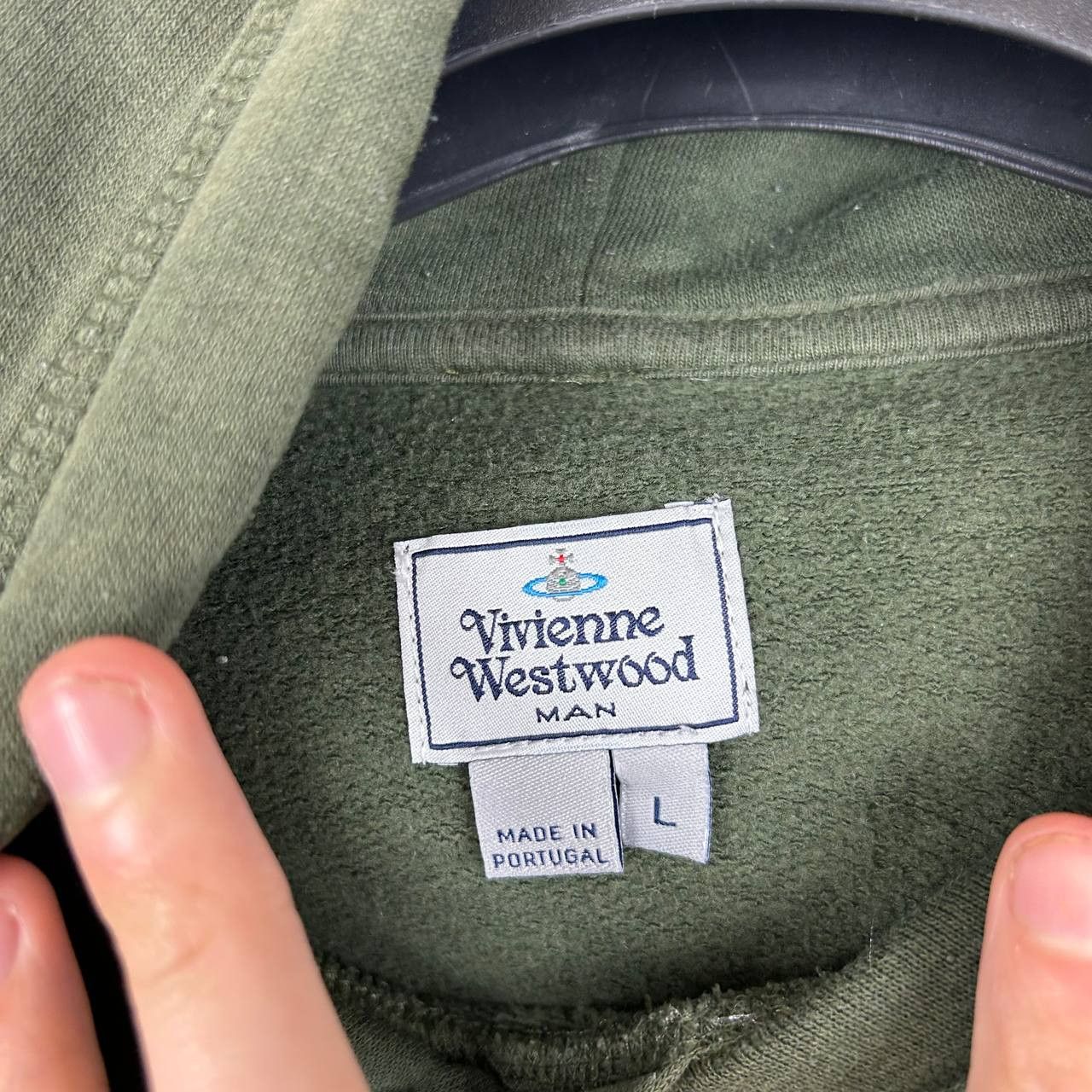Vintage Vivienne Westwood Hoodie Big Logo Orb Pullover Luxury Y2K Size US L / EU 52-54 / 3 - 3 Thumbnail