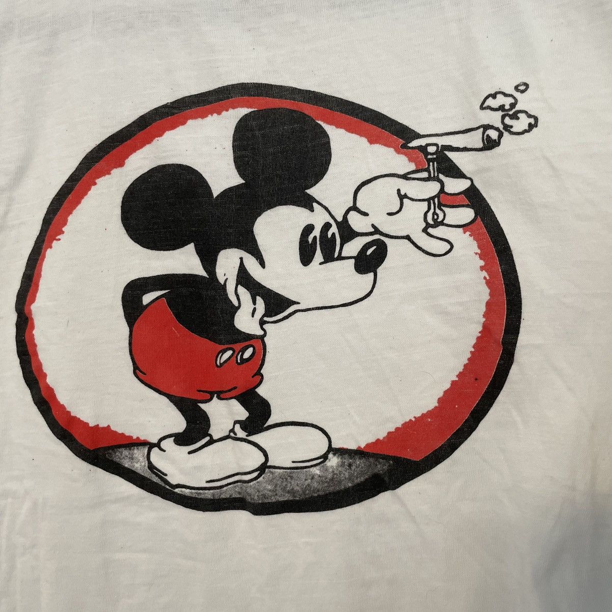 Mickey mouse smoking weed t shirt hotsell