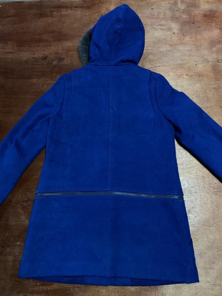 Designer × Japanese Brand Opaque.Clip coat women with original fur Size M / US 6-8 / IT 42-44 - 6 Thumbnail