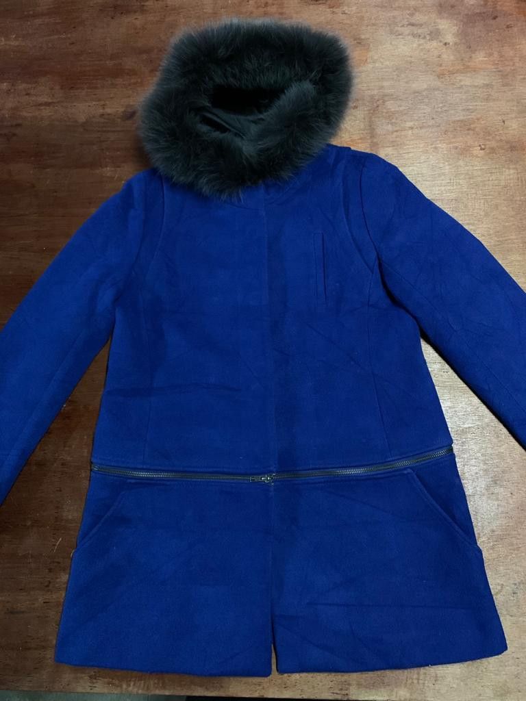 Designer × Japanese Brand Opaque.Clip coat women with original fur Size M / US 6-8 / IT 42-44 - 5 Thumbnail