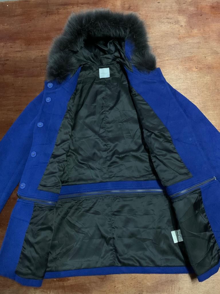 Designer × Japanese Brand Opaque.Clip coat women with original fur Size M / US 6-8 / IT 42-44 - 8 Thumbnail