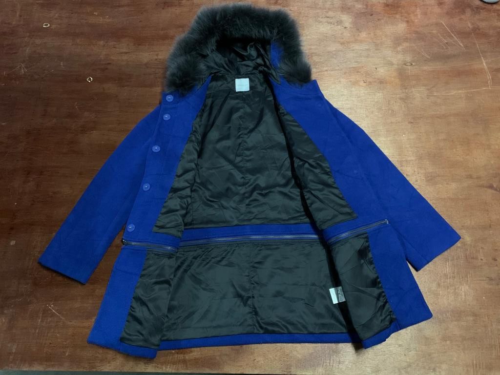 Designer × Japanese Brand Opaque.Clip coat women with original fur Size M / US 6-8 / IT 42-44 - 7 Thumbnail