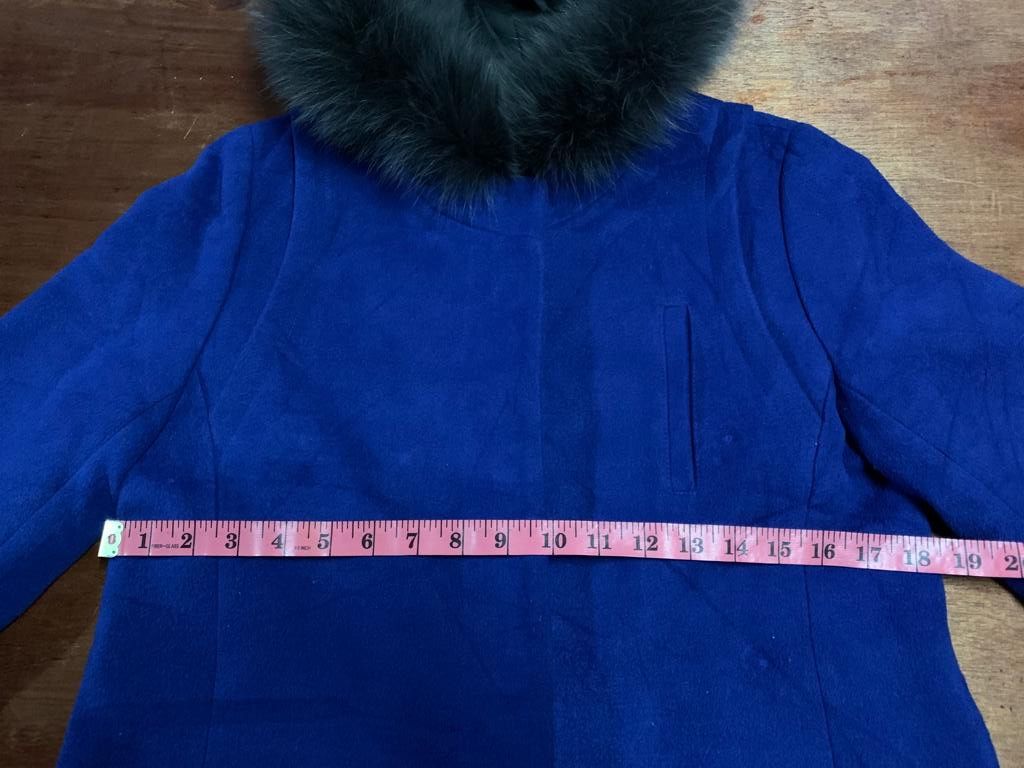 Designer × Japanese Brand Opaque.Clip coat women with original fur Size M / US 6-8 / IT 42-44 - 16 Thumbnail