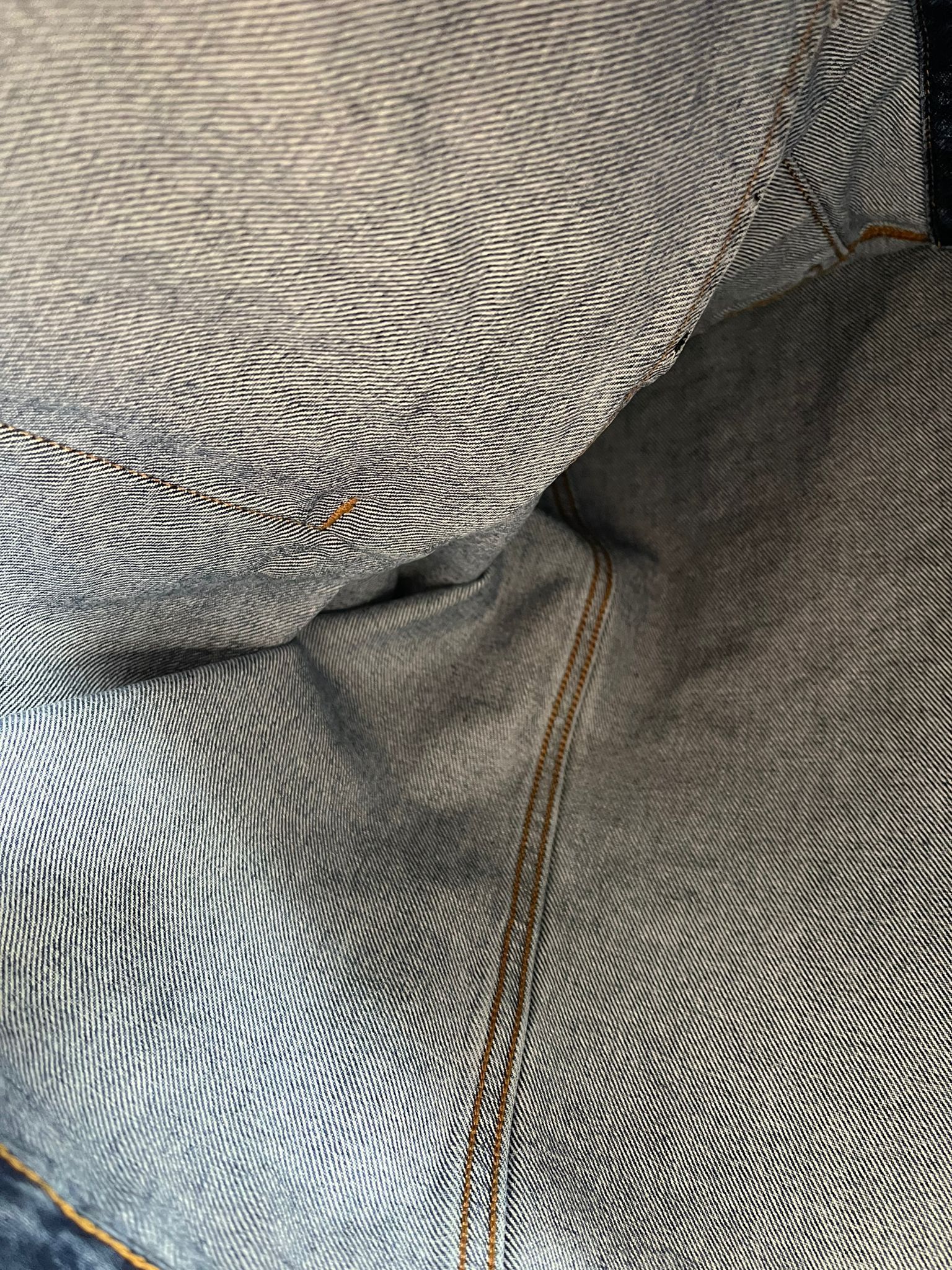 Vetements Denim Flame Jacket in Blue Black Size US M / EU 48-50 / 2 - 11 Thumbnail