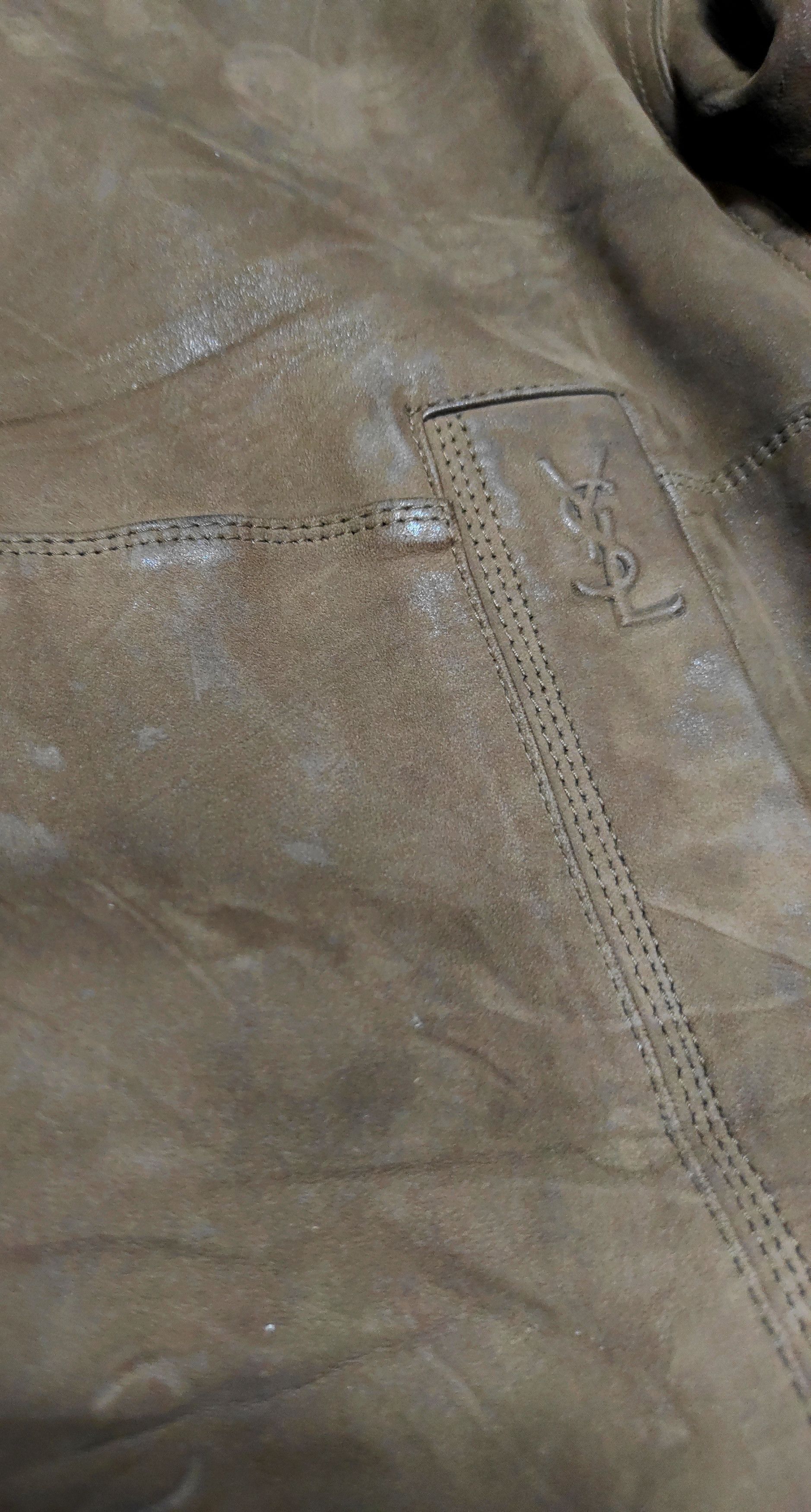 Yves Saint Laurent Beautiful Yves Saint Laurent Genuine Leather Classic Jacket Size US M / EU 48-50 / 2 - 13 Thumbnail