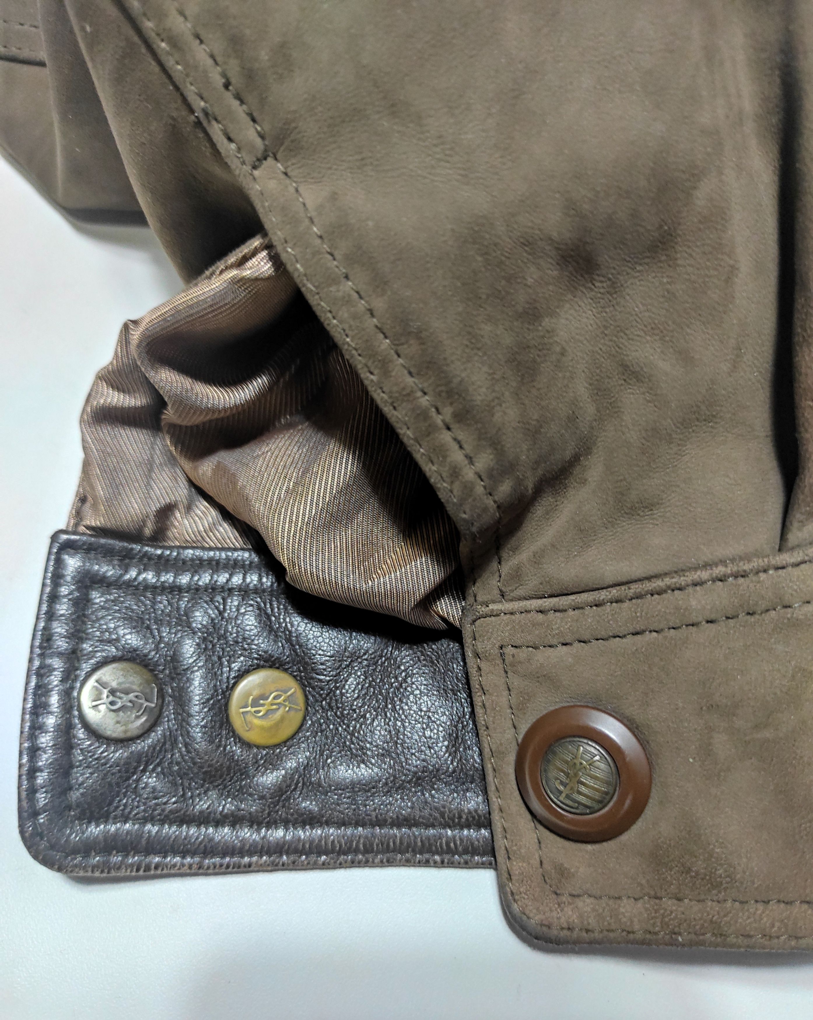 Yves Saint Laurent Beautiful Yves Saint Laurent Genuine Leather Classic Jacket Size US M / EU 48-50 / 2 - 12 Thumbnail