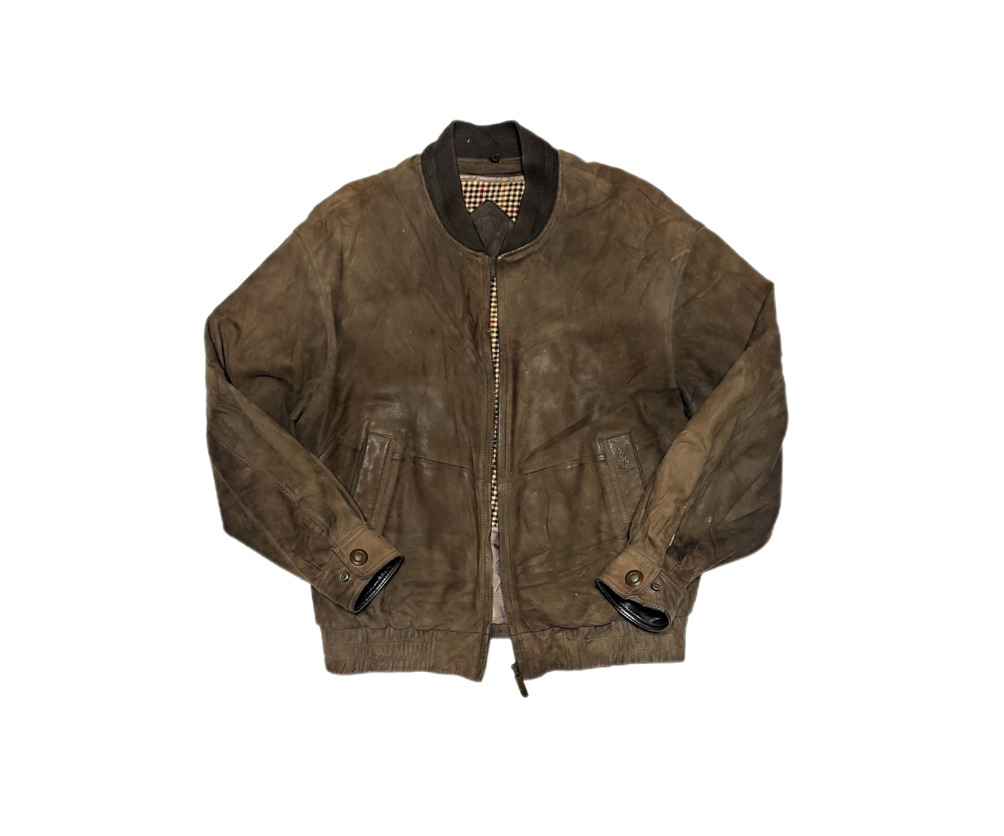Yves Saint Laurent Beautiful Yves Saint Laurent Genuine Leather Classic Jacket Size US M / EU 48-50 / 2 - 1 Thumbnail