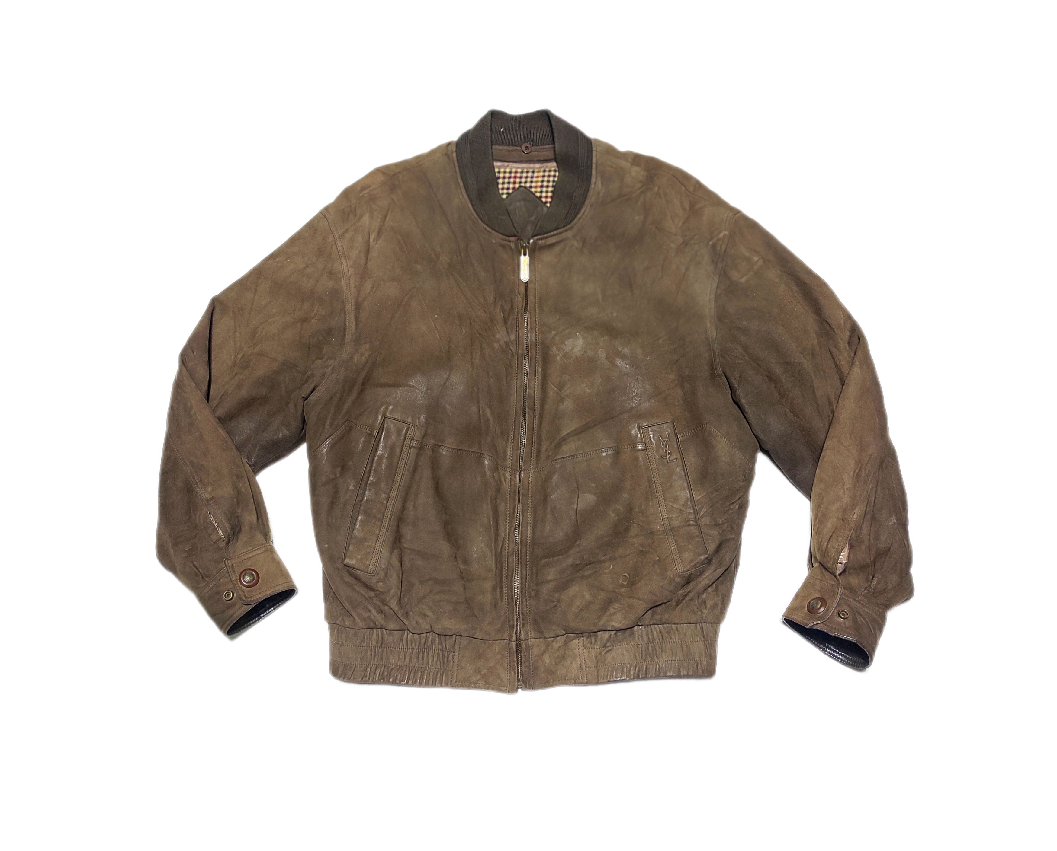 Yves Saint Laurent Beautiful Yves Saint Laurent Genuine Leather Classic Jacket Size US M / EU 48-50 / 2 - 2 Thumbnail