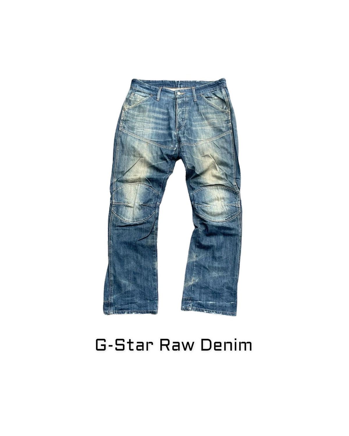 G-Star G-Star Raw Aging Faded Wash Denim Size US 36 / EU 52 - 1 Thumbnail