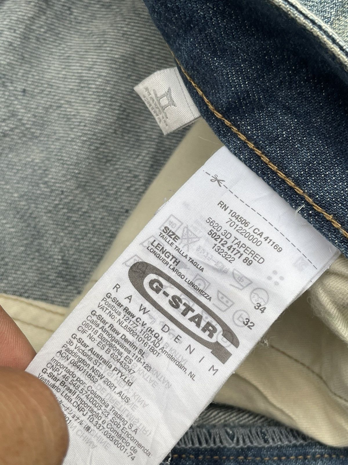 G-Star G-Star Raw Aging Faded Wash Denim Size US 36 / EU 52 - 15 Thumbnail