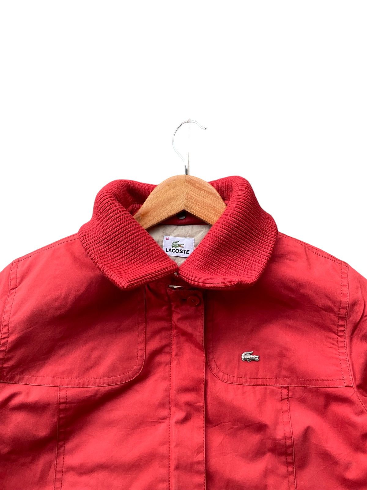 Lacoste Lacoste Quilted Long Jacket Size M / US 6-8 / IT 42-44 - 7 Thumbnail