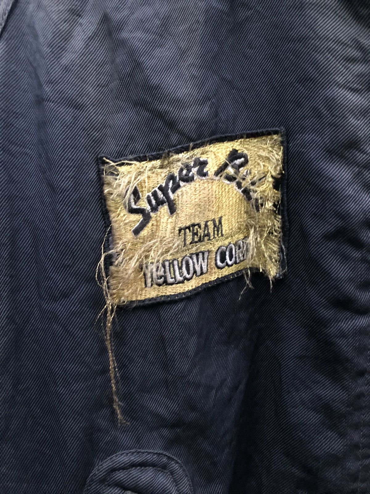 Vintage × YELLOW CORN 🟢Yellow Corn Faded Highway Magician Canvas Bomber Jackets Size US L / EU 52-54 / 3 - 5 Thumbnail