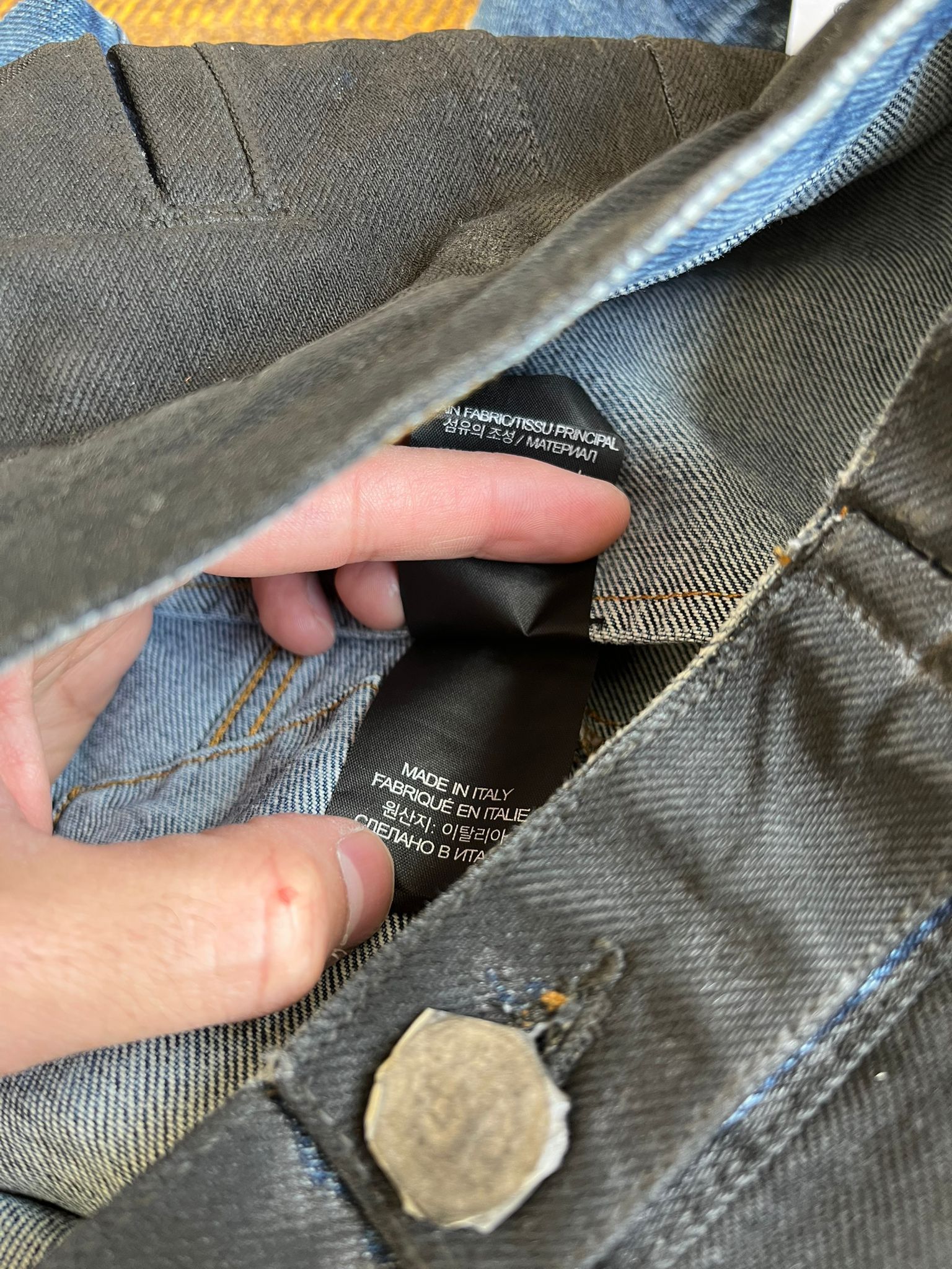 Vetements Denim Flame Jacket in Blue Black Size US S / EU 44-46 / 1 - 15 Thumbnail