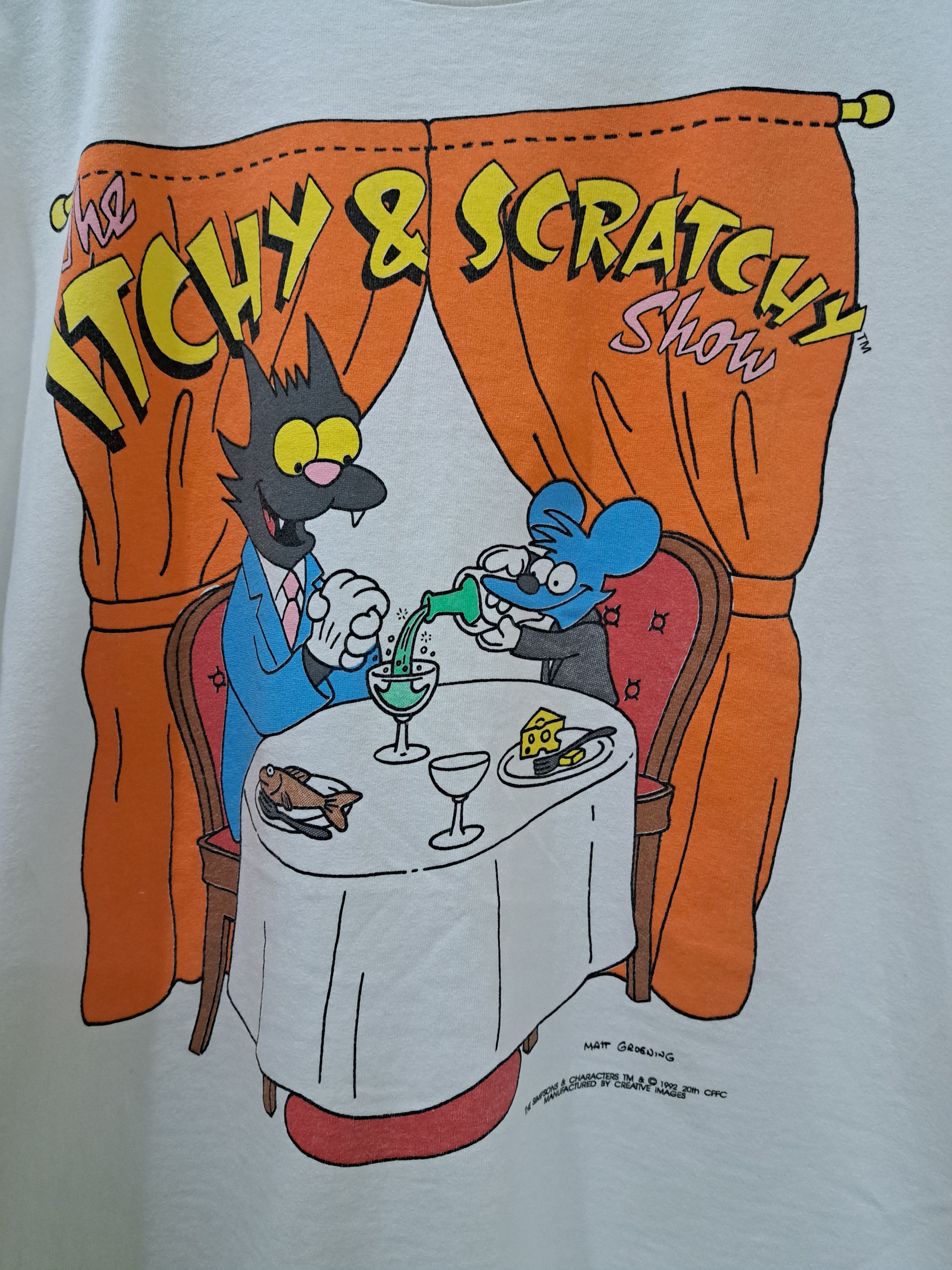 Vintage Vintage The Itchy & Scratchy Show Tee Size US L / EU 52-54 / 3 - 2 Thumbnail