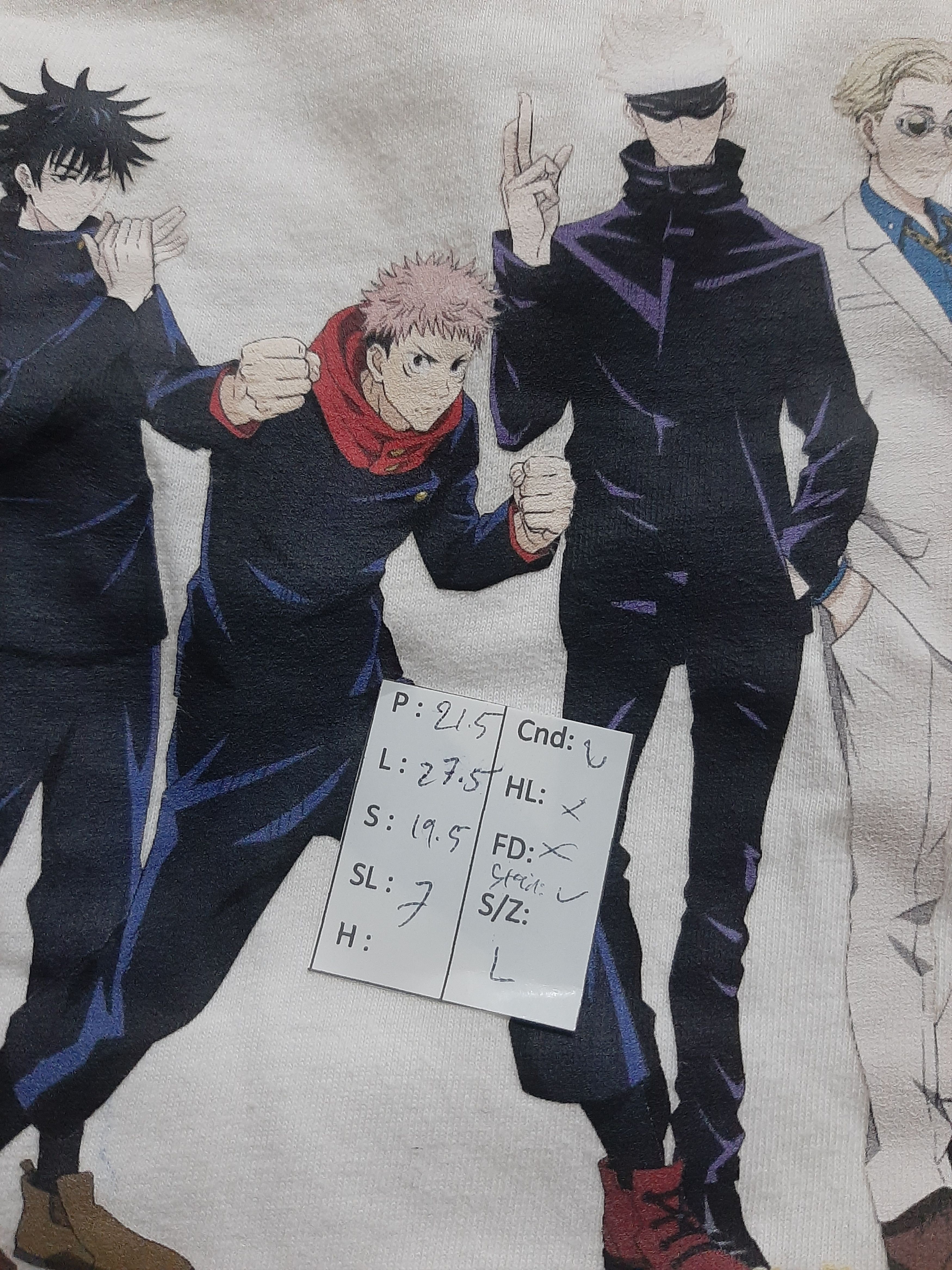 Anime JUJUTSU KAISEN 'TEAM GOJO' (chainsaw one piece bleach) Size US L / EU 52-54 / 3 - 3 Thumbnail