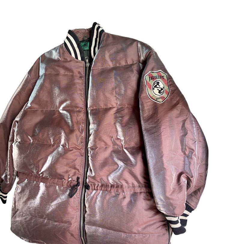 Jean Paul Gaultier Vintage 90’s Junior Gaultier iridescent Puffed Jacket Size US L / EU 52-54 / 3 - 1 Thumbnail