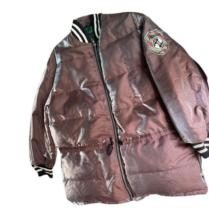 Jean Paul Gaultier Vintage 90’s Junior Gaultier iridescent Puffed Jacket Size US L / EU 52-54 / 3 - 4 Thumbnail