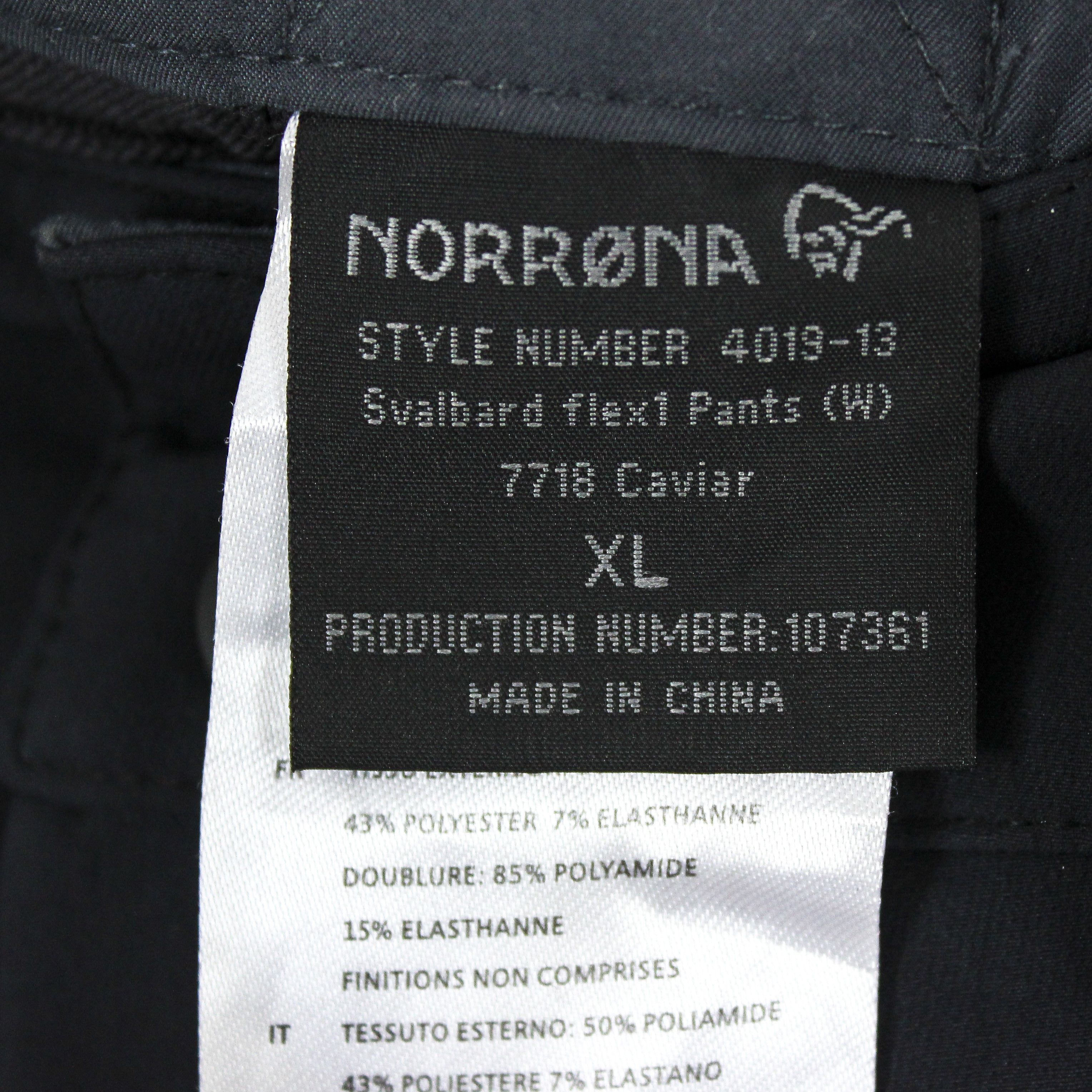 Norrona Svalbard Flex1 Women XL Caviar Trousers Pants Bushcraft Size 36" / US 14 / IT 50 - 8 Thumbnail