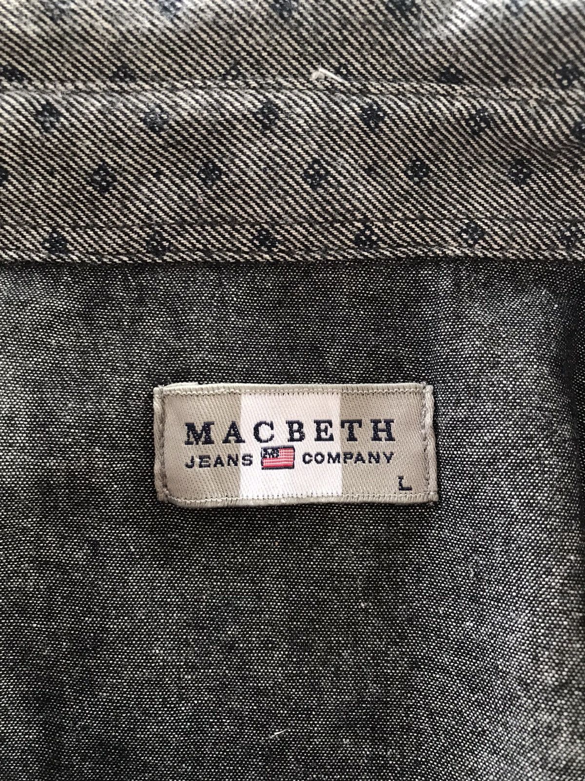 Vintage Macbeth Longsleeve Collar Tee Thrasher skategang Size US L / EU 52-54 / 3 - 8 Thumbnail
